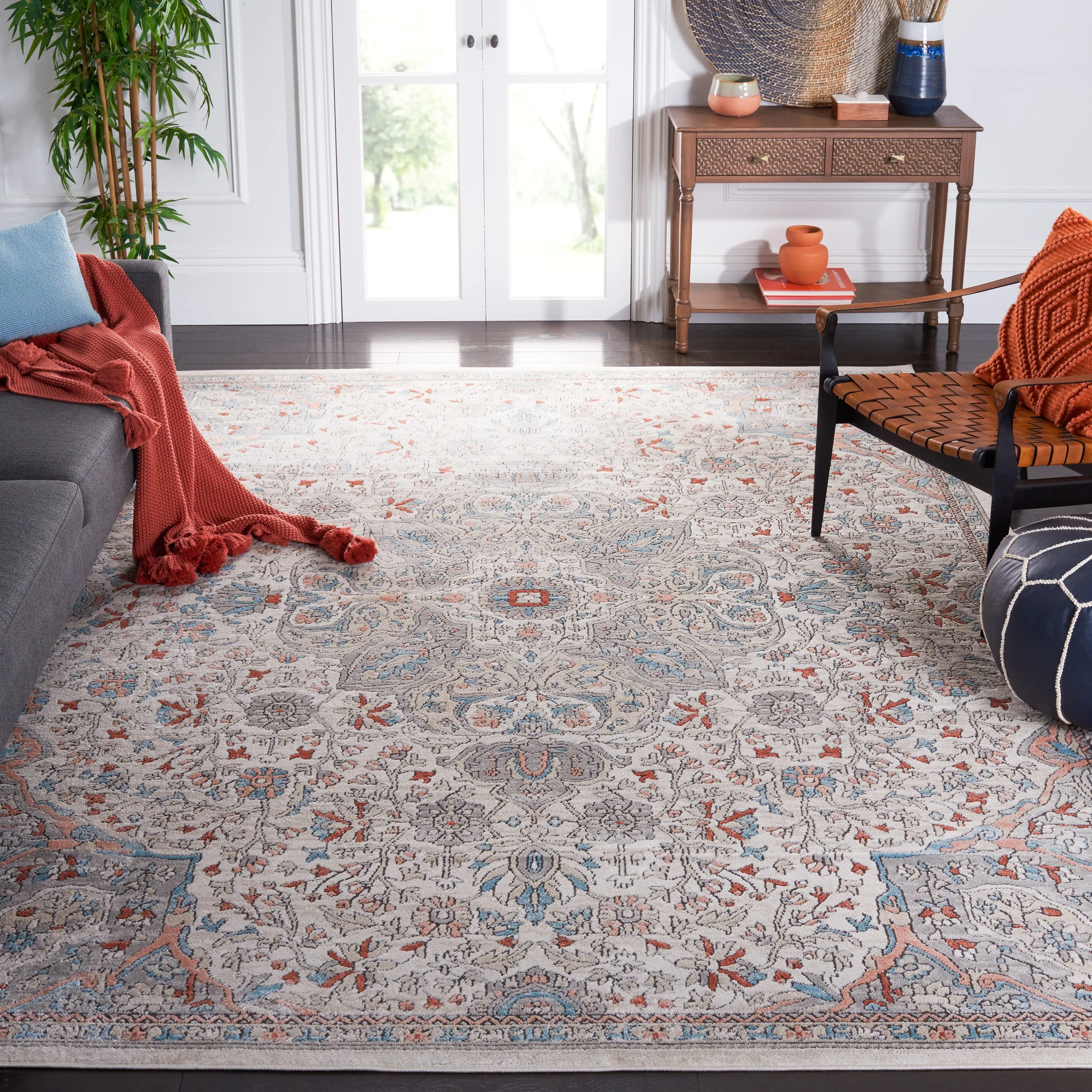 SAFAVIEH Oregon Octa Shabby Chic Medallion Rug