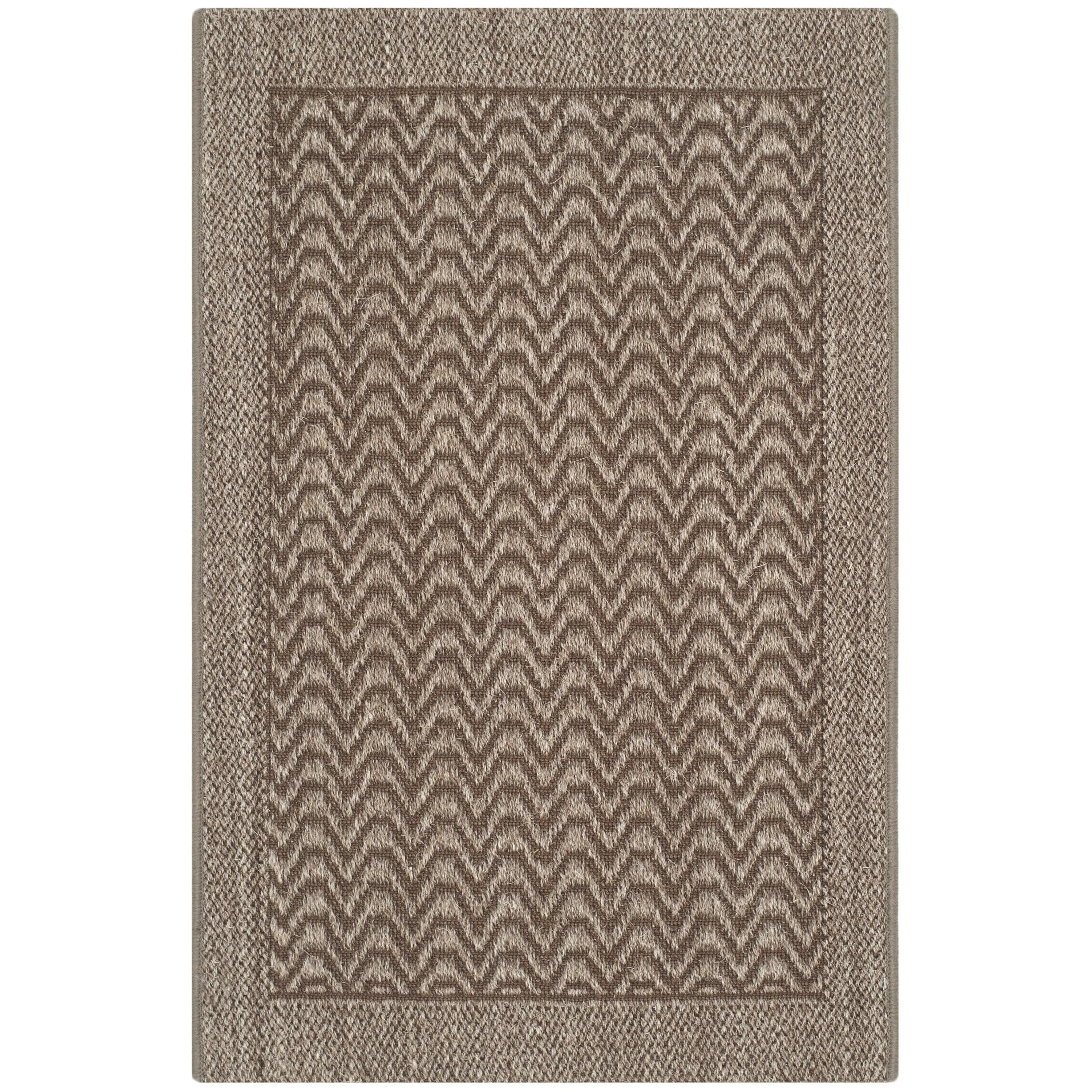 SAFAVIEH. Palm Beach Pearly Modern Sisal Rug