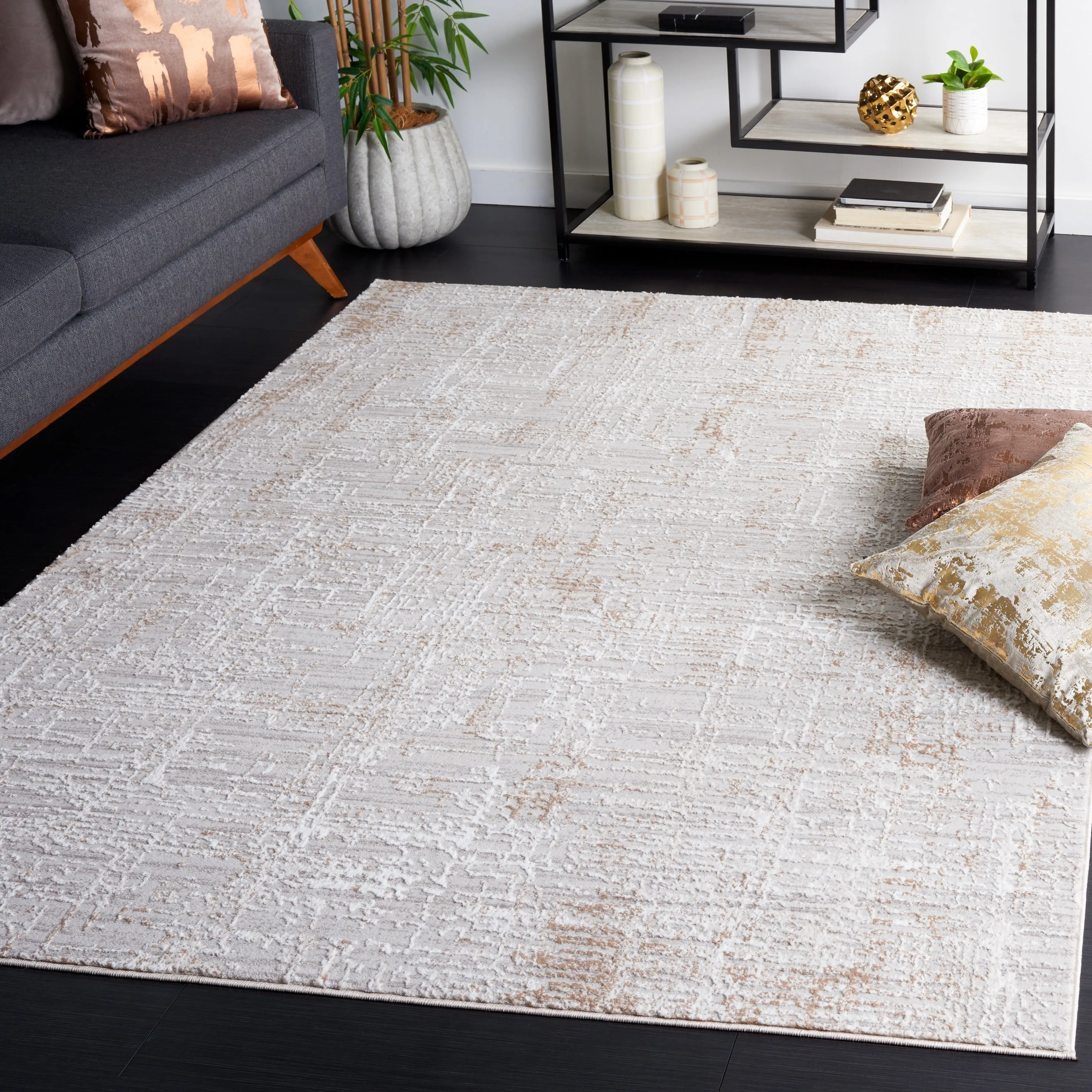 SAFAVIEH Parker Denise Glam Abstract Rug