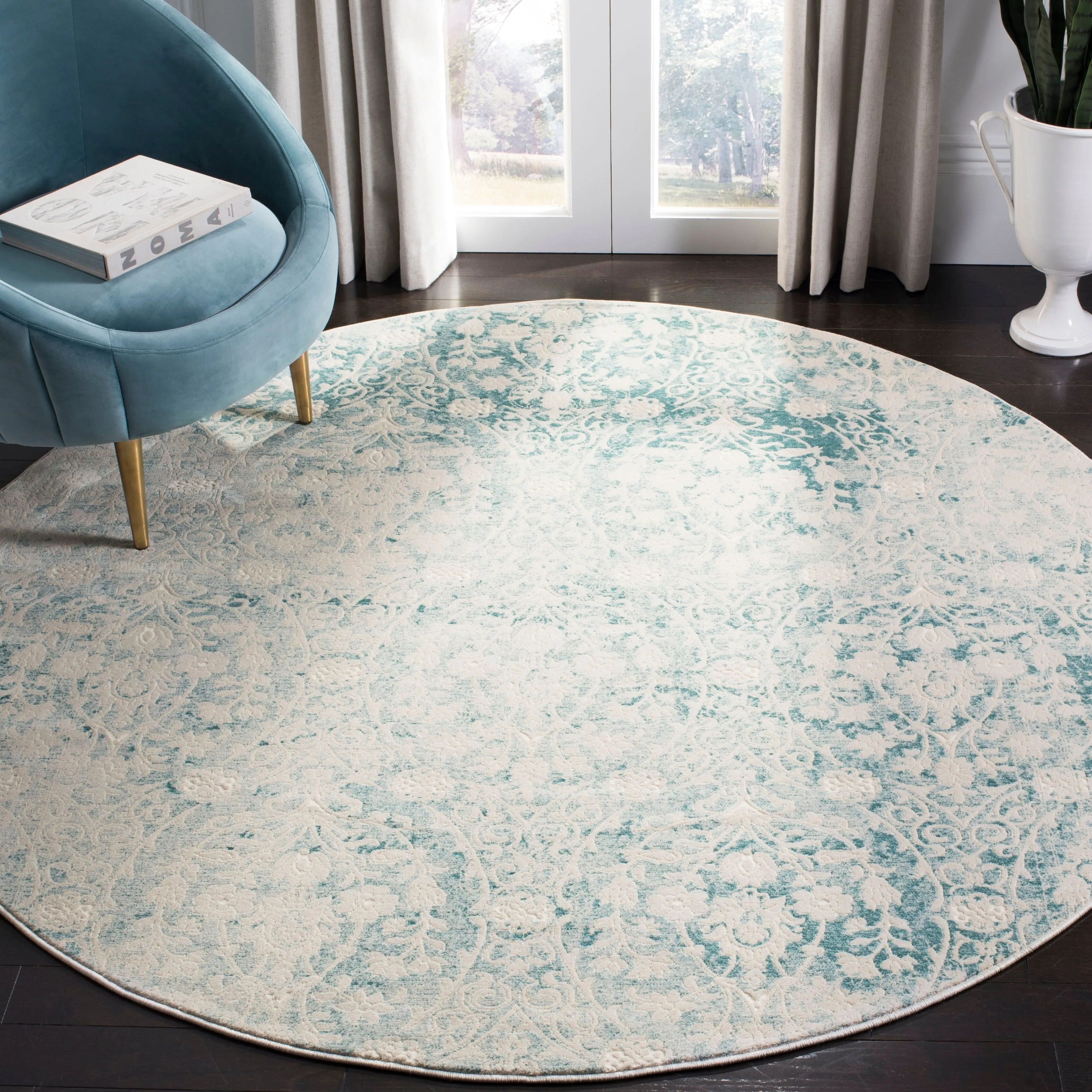 SAFAVIEH Passion Eura Vintage Distressed Boho Oriental Rug