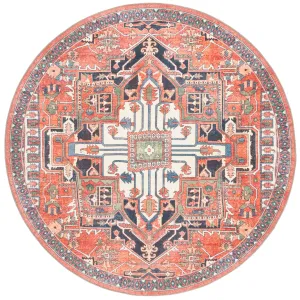 SAFAVIEH Serapi Liller Traditional Machine Washable Cotton Rug