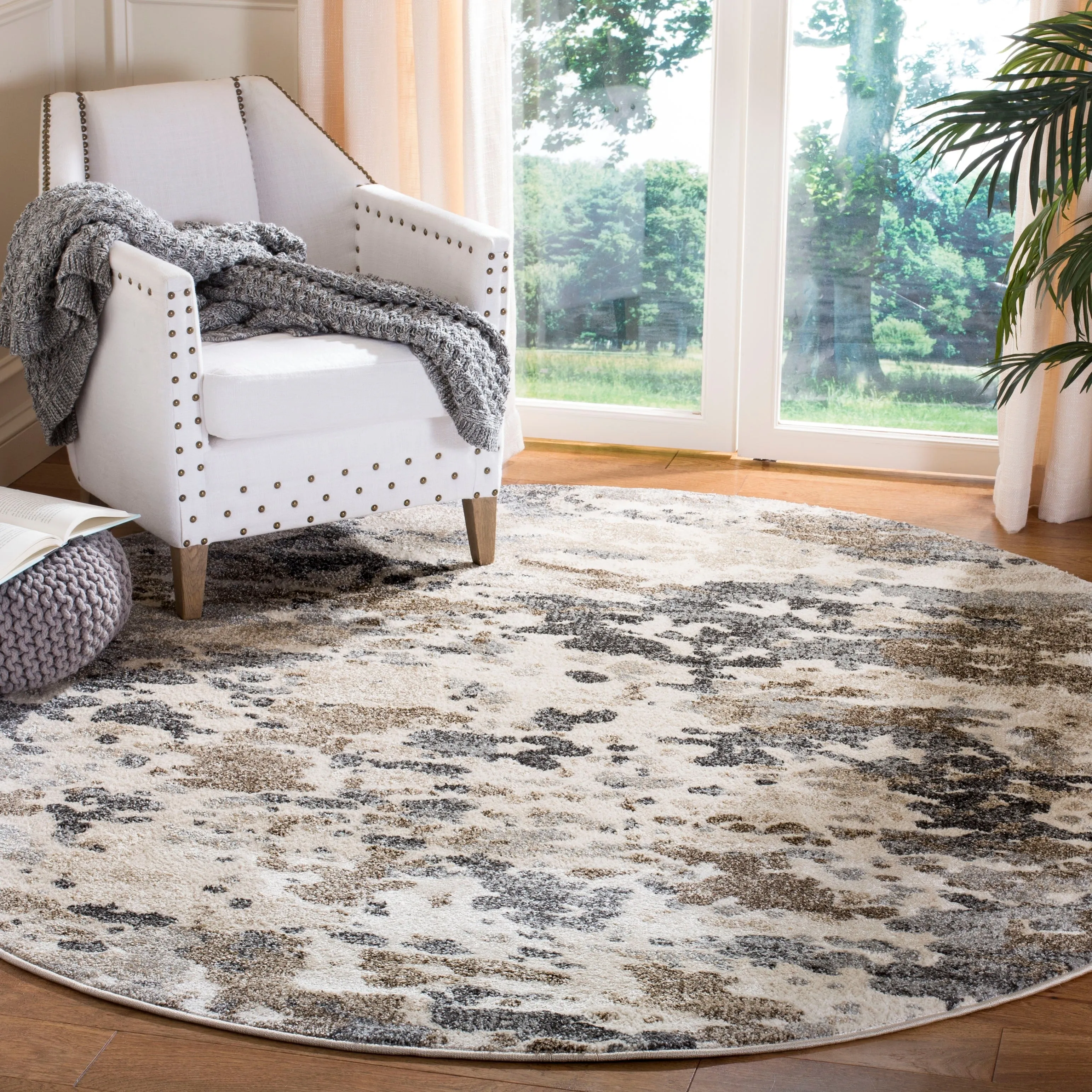 SAFAVIEH Spirit Pansy Modern Abstract Rug