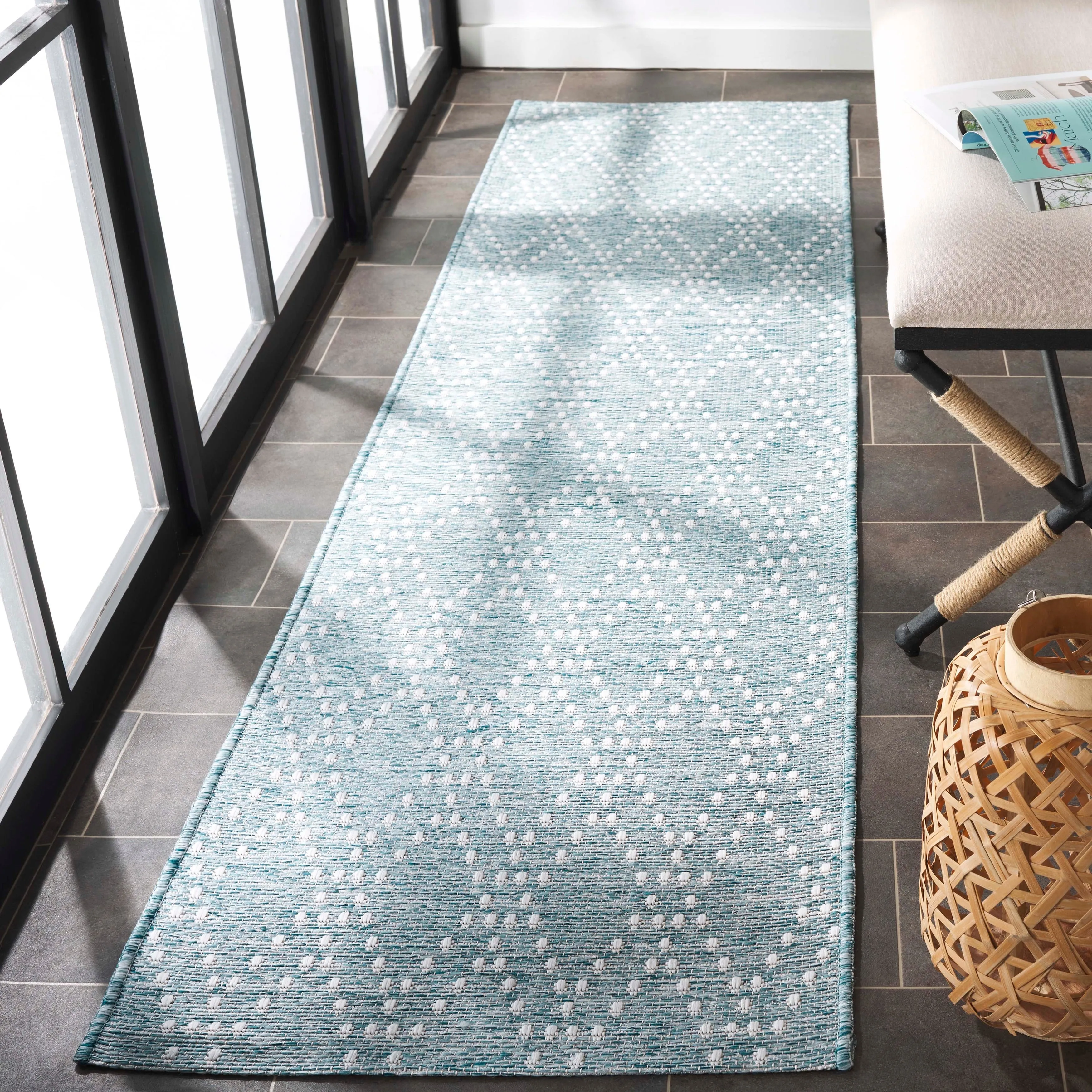 SAFAVIEH Sunset Jenja Indoor/Outdoor Washable Backyard Patio Rug