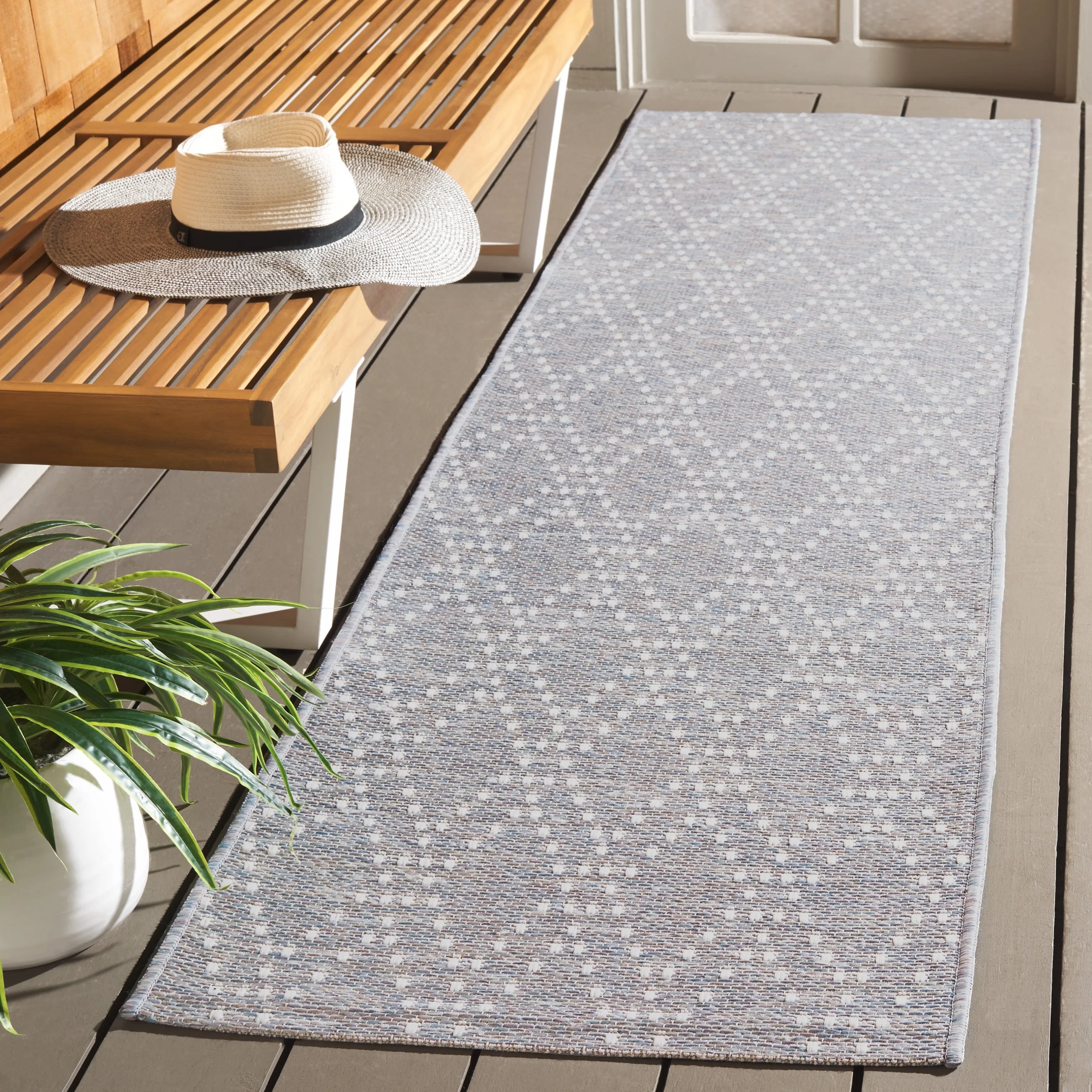 SAFAVIEH Sunset Jenja Indoor/Outdoor Washable Backyard Patio Rug