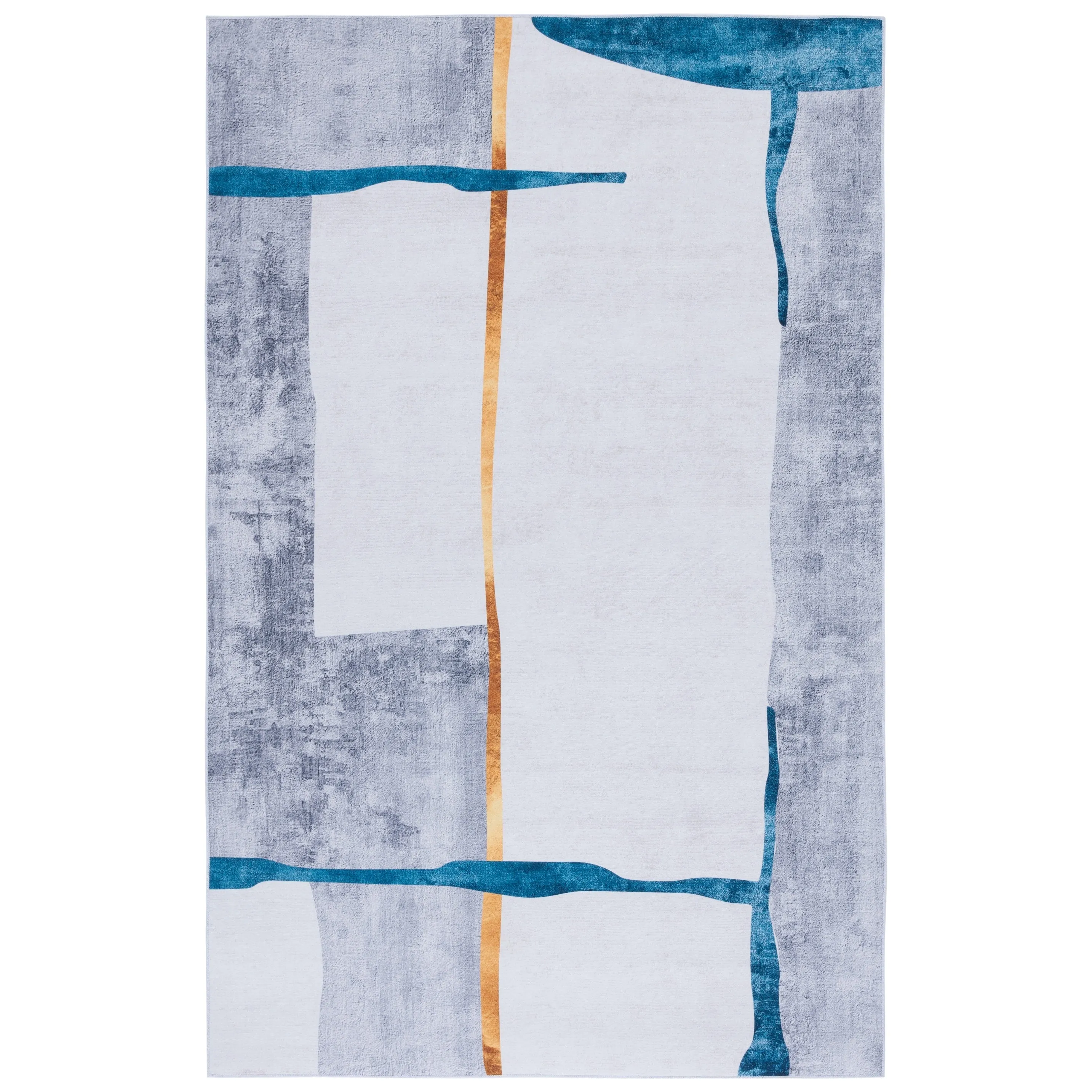 SAFAVIEH Tacoma Machine Washable Slip Resistant Patty Mid-Century Modern