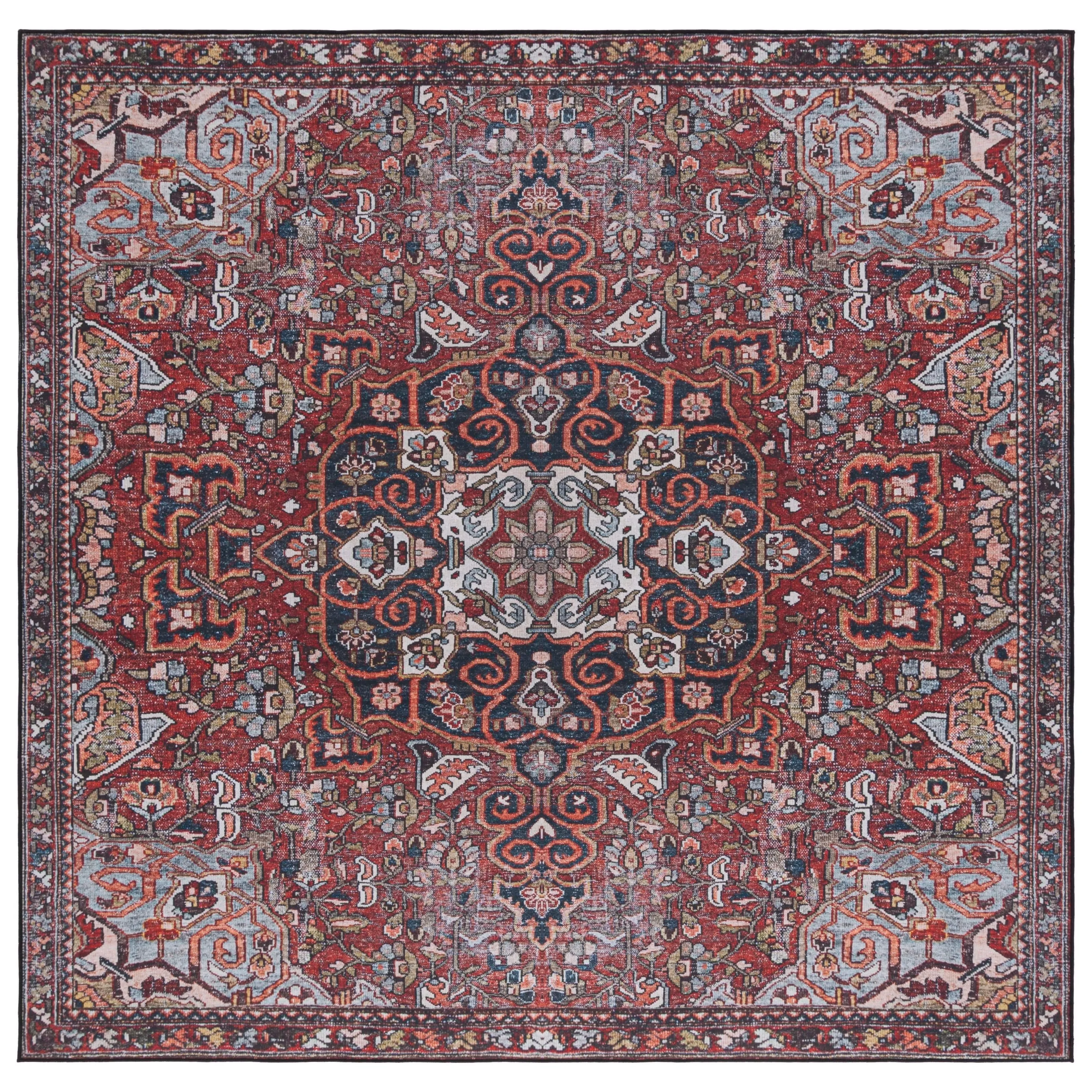 SAFAVIEH Tucson Machine Washable Slip Resistant Rachael Oriental Rug