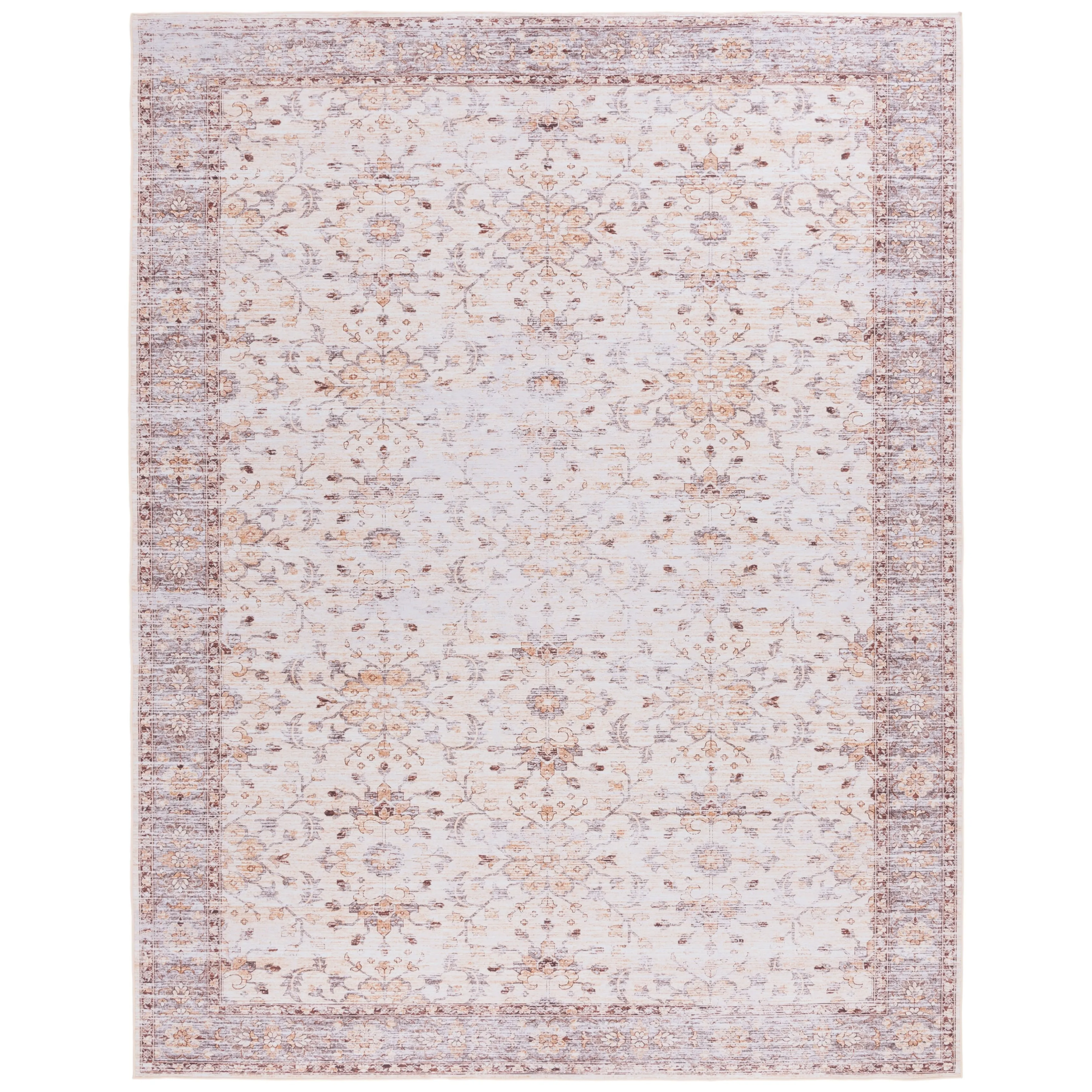 SAFAVIEH Tucson Machine Washable Slip Resistant Riham Oriental Rug