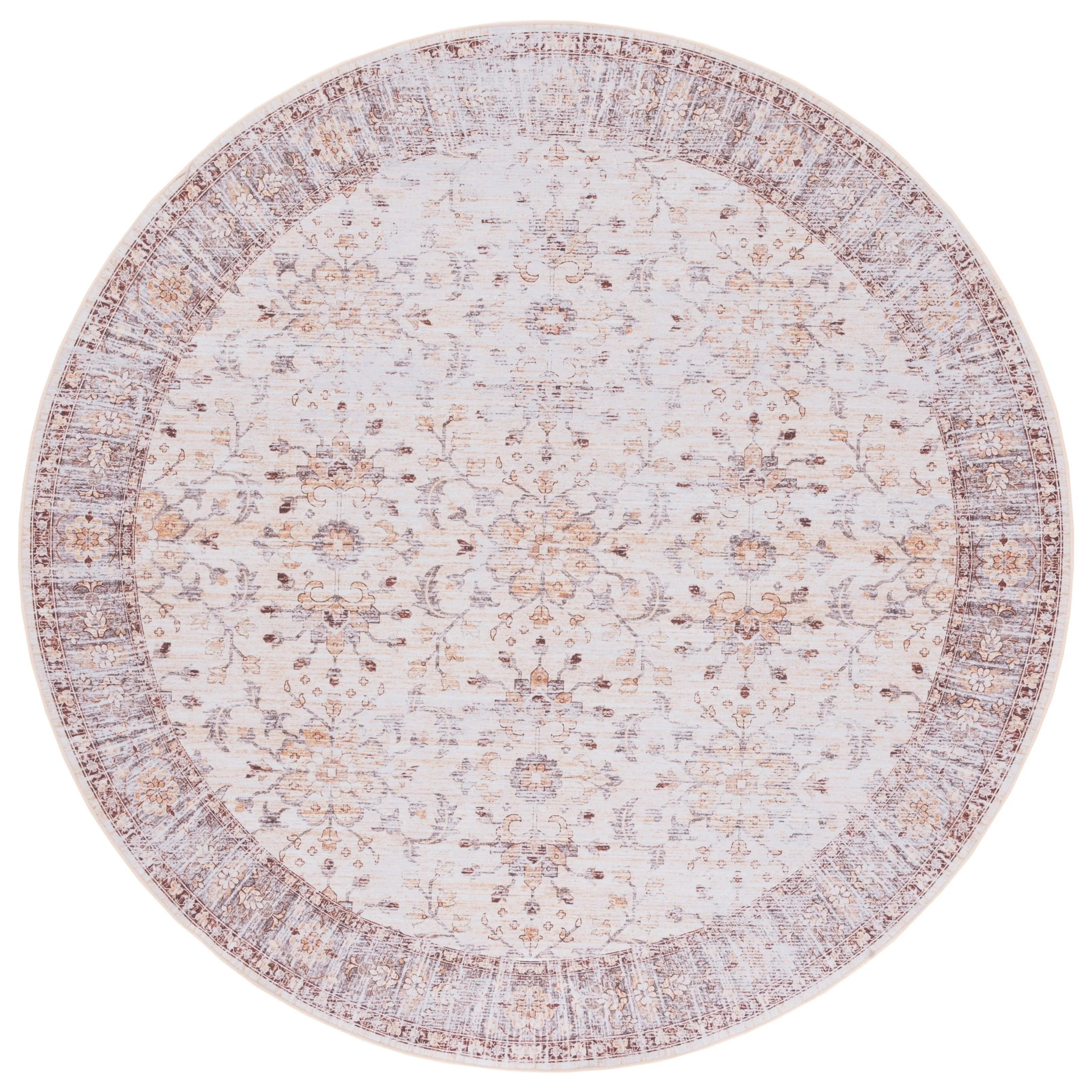 SAFAVIEH Tucson Machine Washable Slip Resistant Riham Oriental Rug