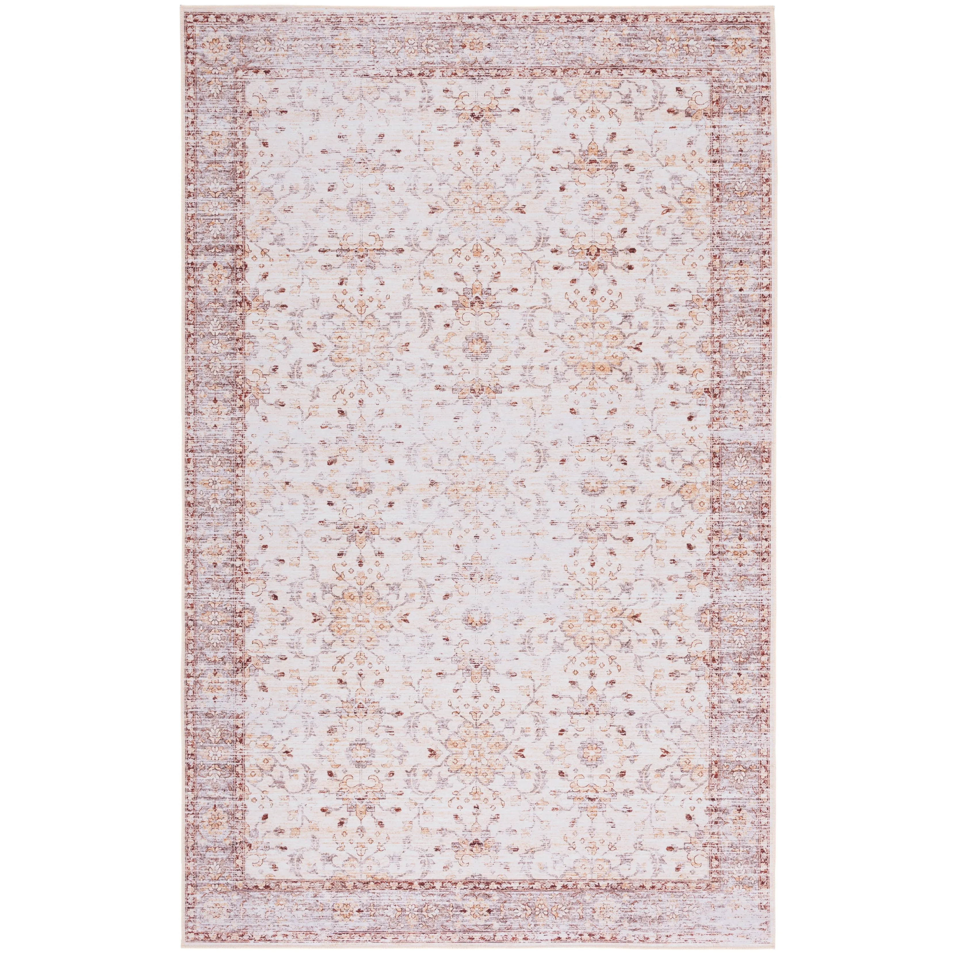 SAFAVIEH Tucson Machine Washable Slip Resistant Riham Oriental Rug