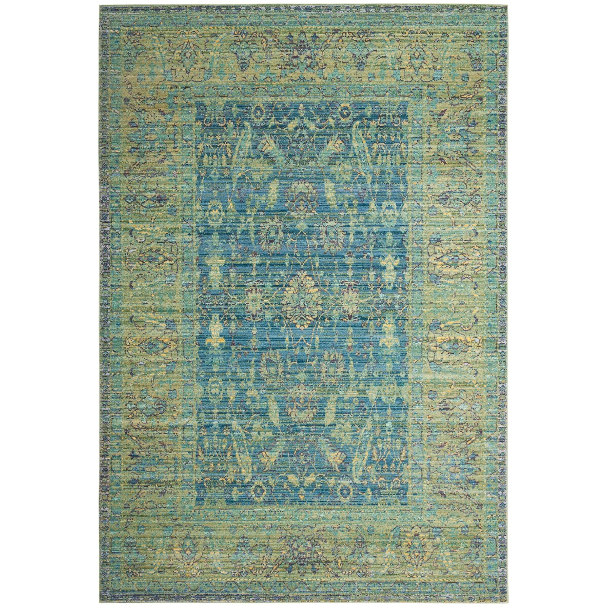 SAFAVIEH Valencia Neva Distressed Vintage Boho Oriental Polyester Rug