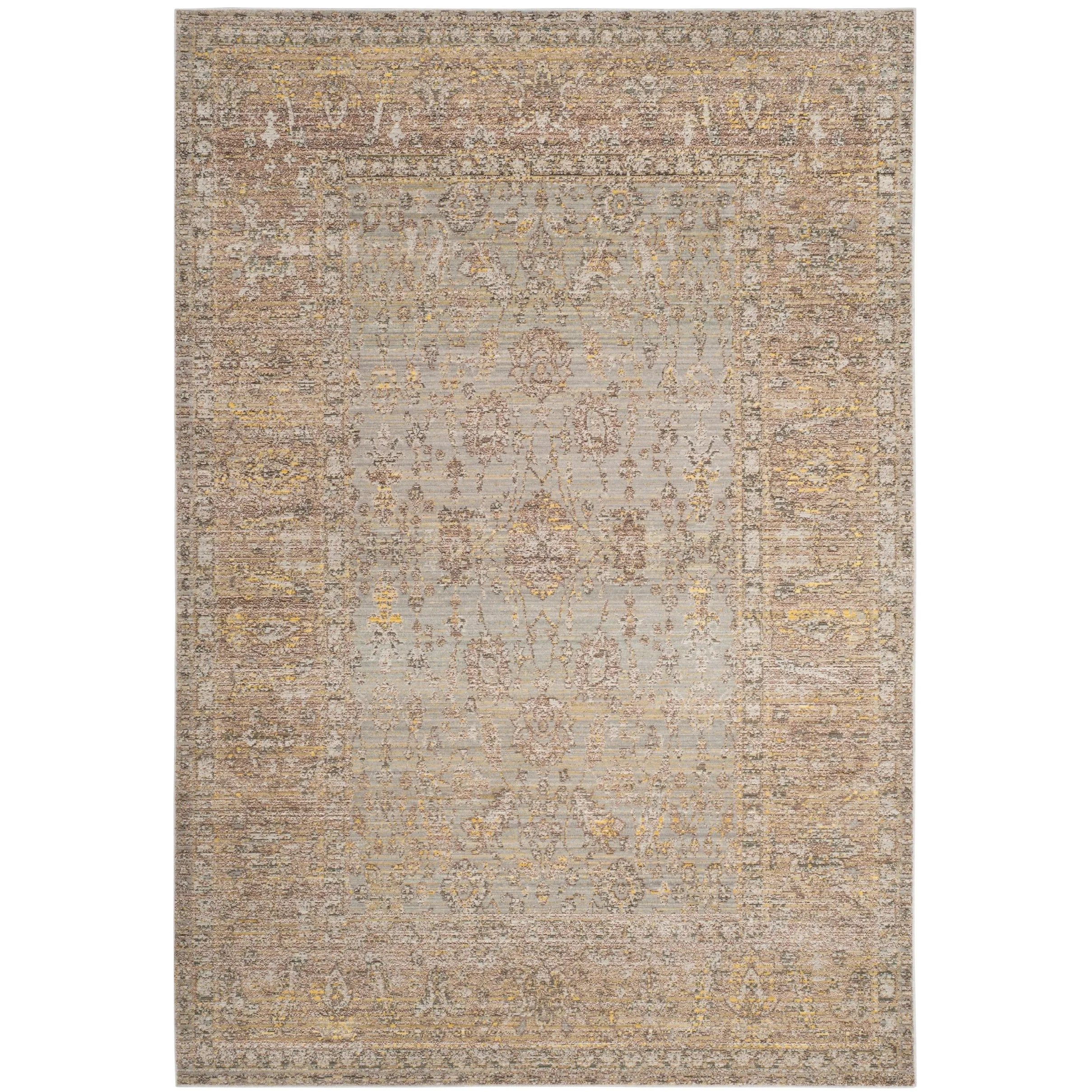 SAFAVIEH Valencia Neva Distressed Vintage Boho Oriental Polyester Rug