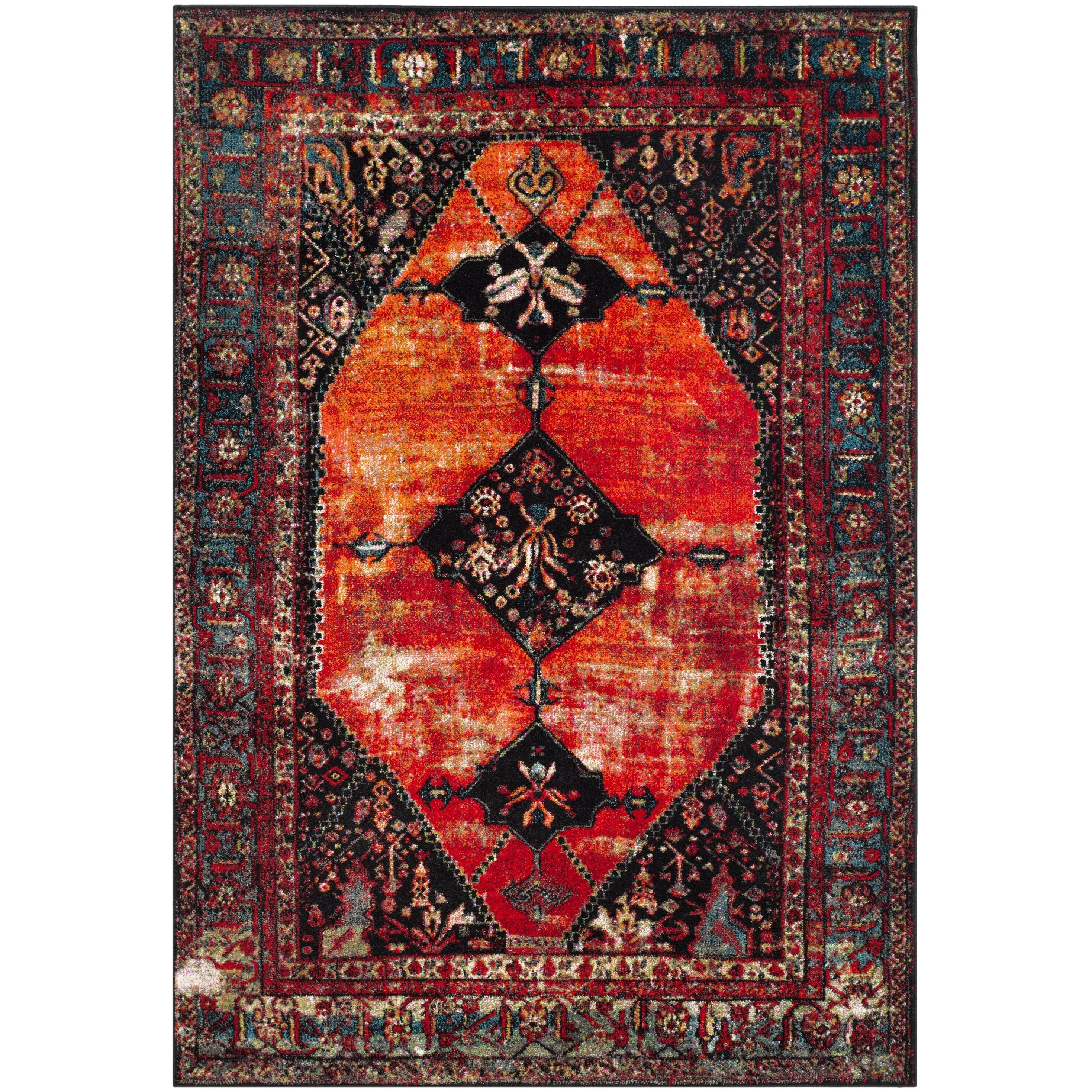 SAFAVIEH Vintage Distressed Boho Regina Akife Oriental Rug