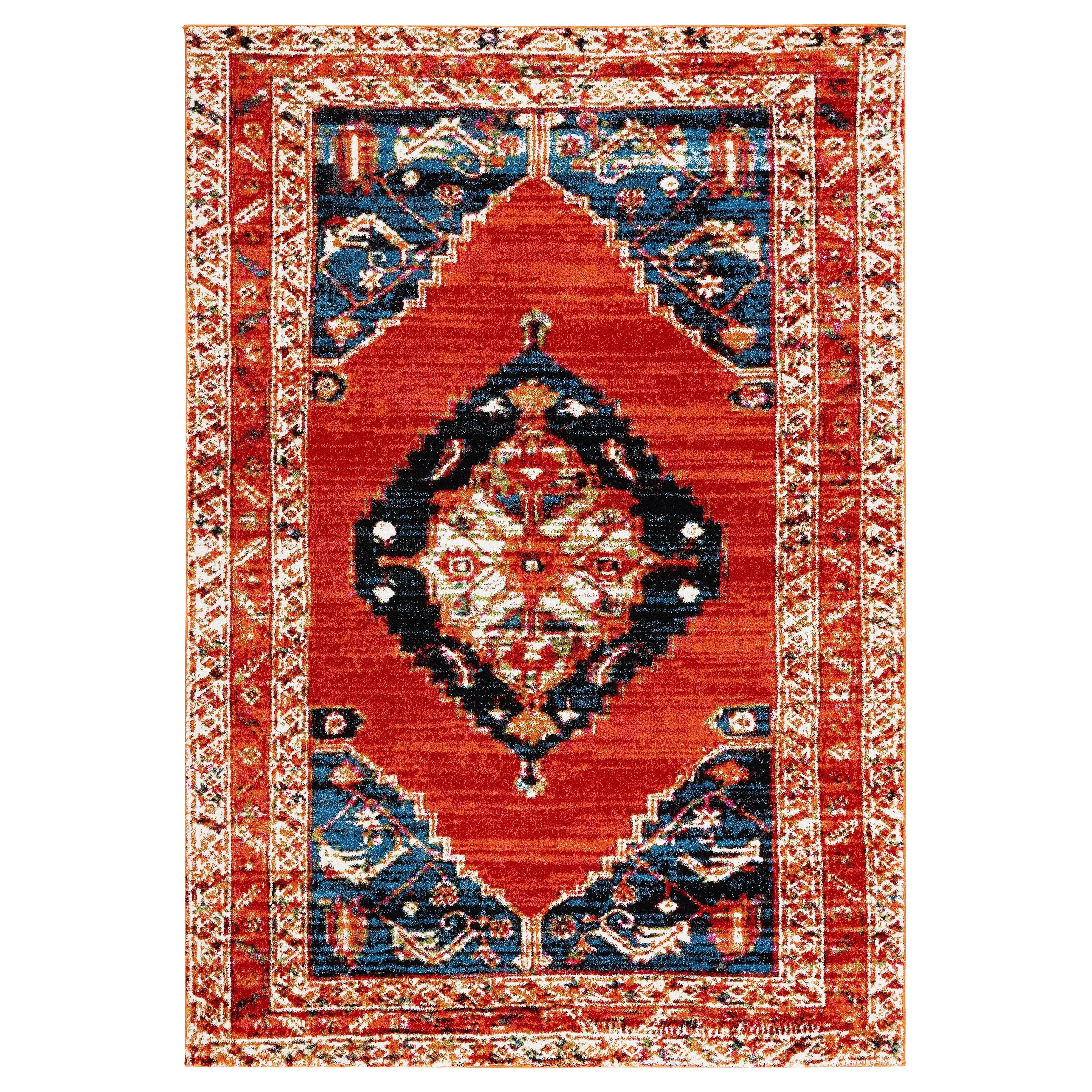 SAFAVIEH Vintage Hamadan Lucile Traditional Medallion Rug