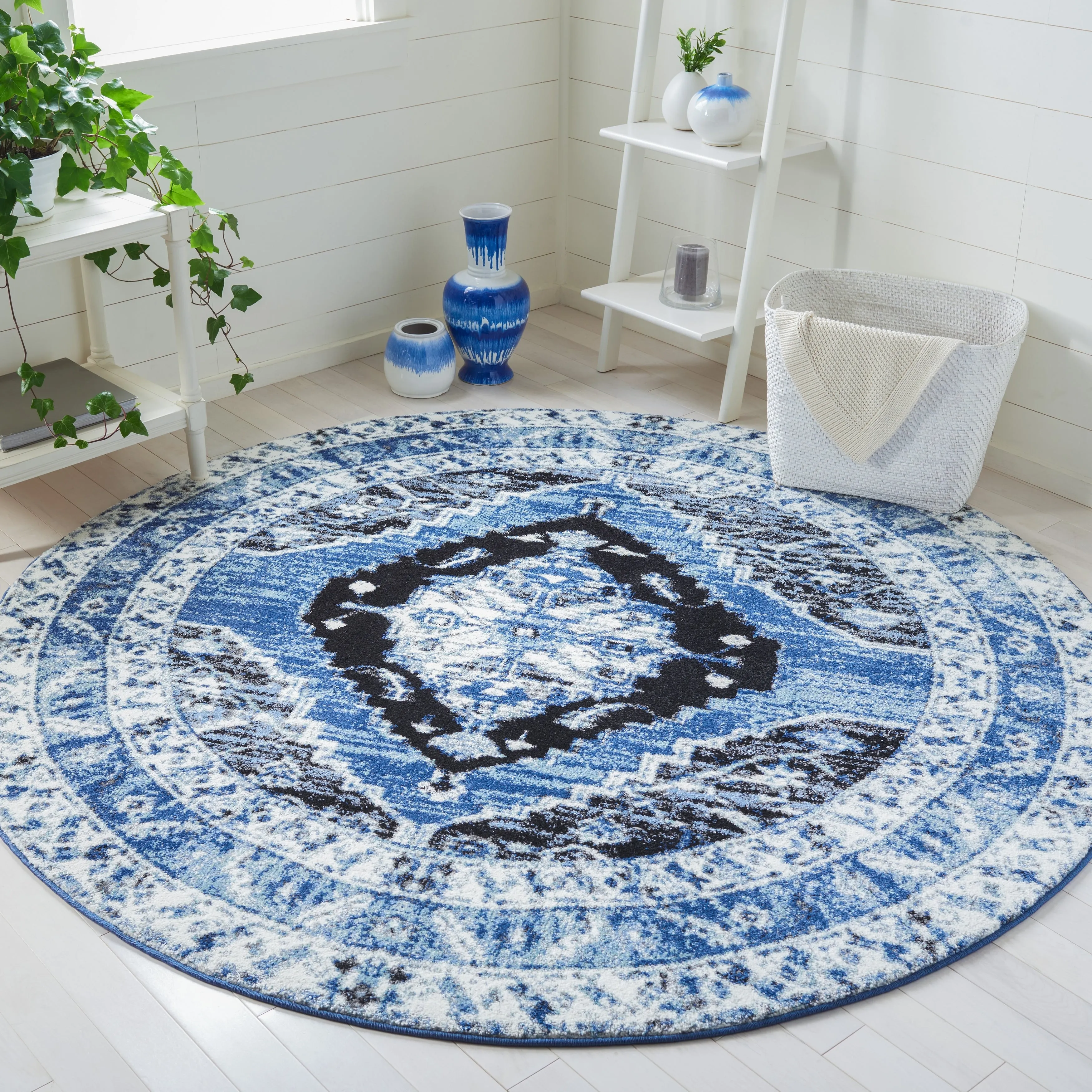 SAFAVIEH Vintage Hamadan Lucile Traditional Medallion Rug
