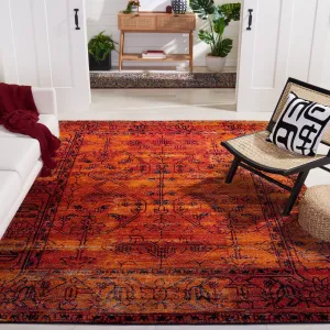 SAFAVIEH Vintage Hamadan Selma Oriental Distressed Rug