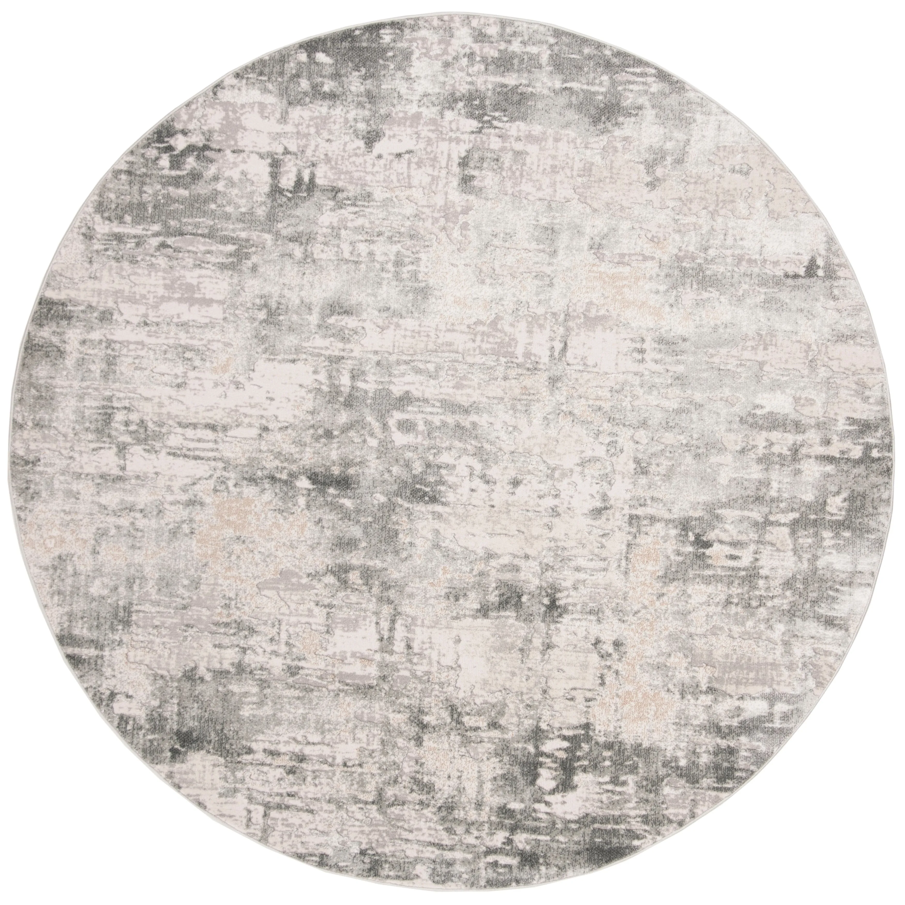 SAFAVIEH Vogue Lida Modern & Contemporary Abstract Beige/Charcoal Rug