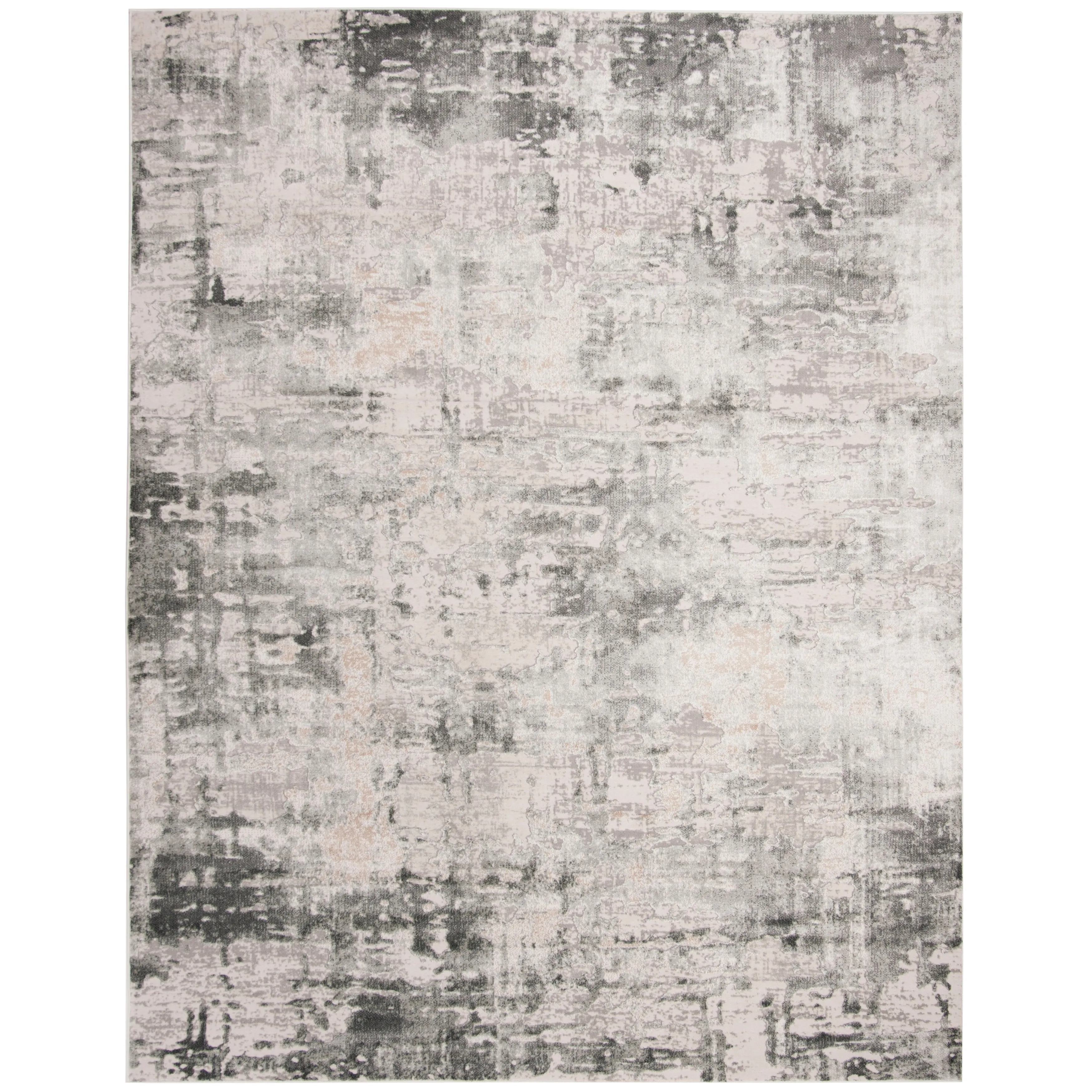 SAFAVIEH Vogue Lida Modern & Contemporary Abstract Beige/Charcoal Rug