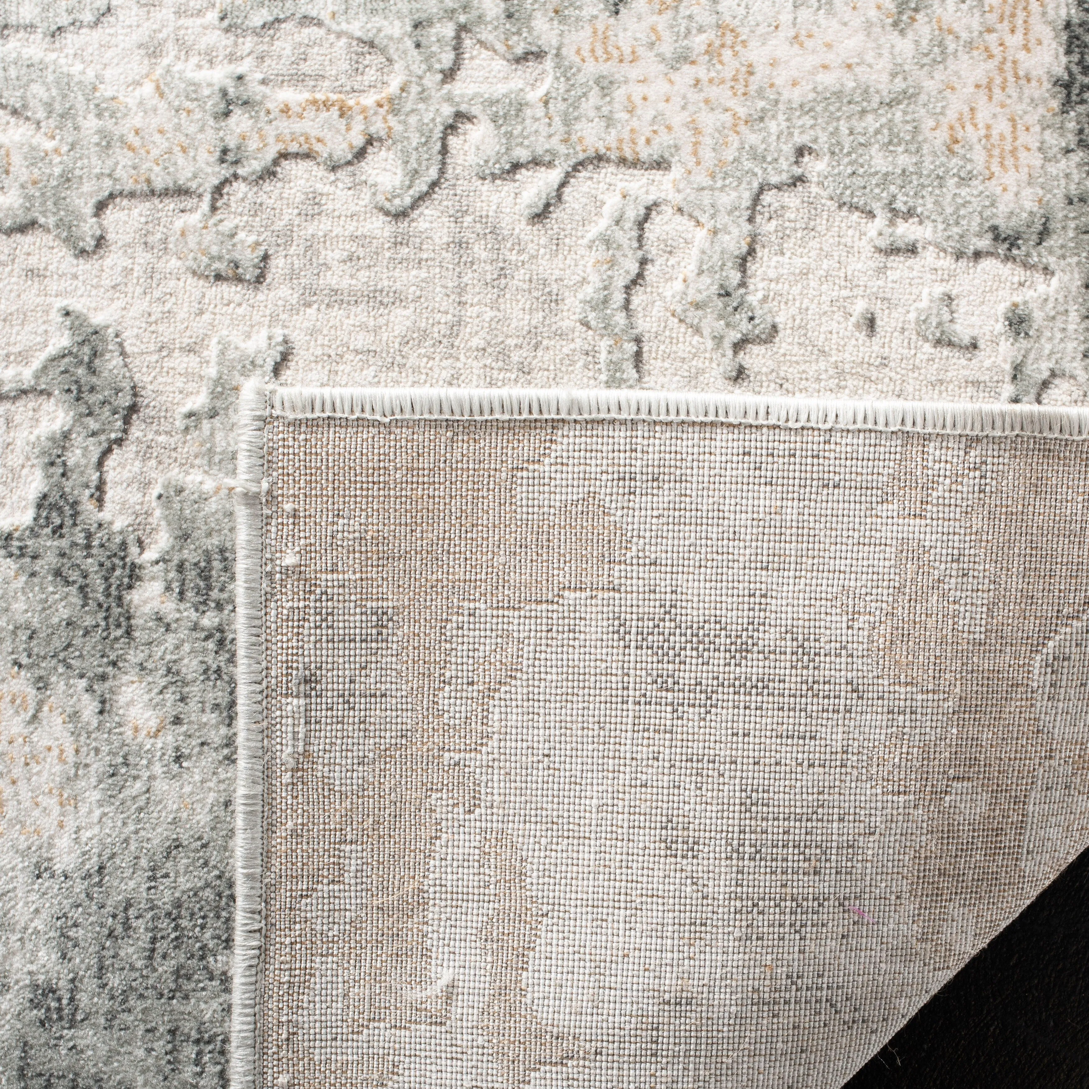 SAFAVIEH Vogue Lida Modern & Contemporary Abstract Beige/Charcoal Rug