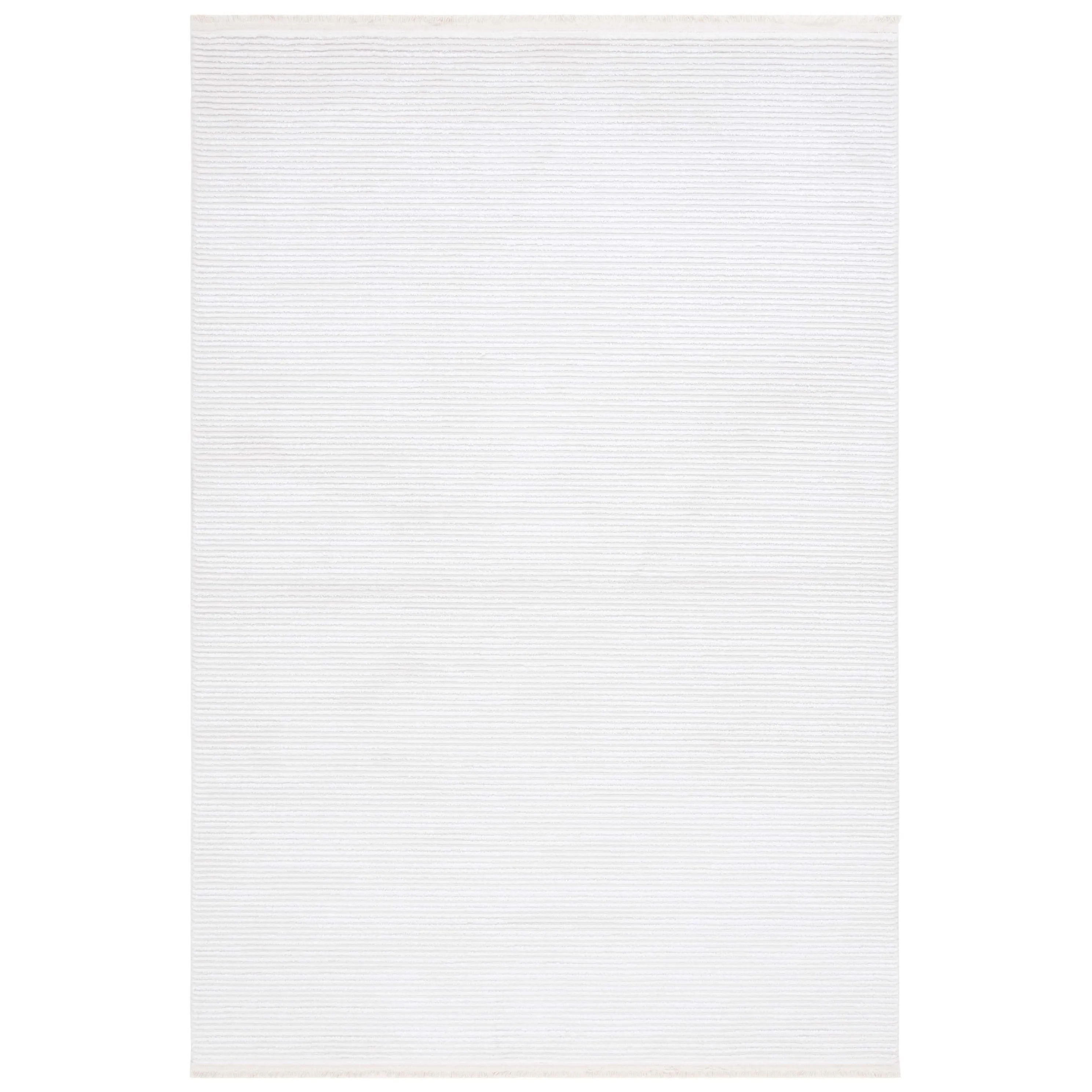 SAFAVIEH Whisper Quinty Contemporary Stripe Fringe Rug