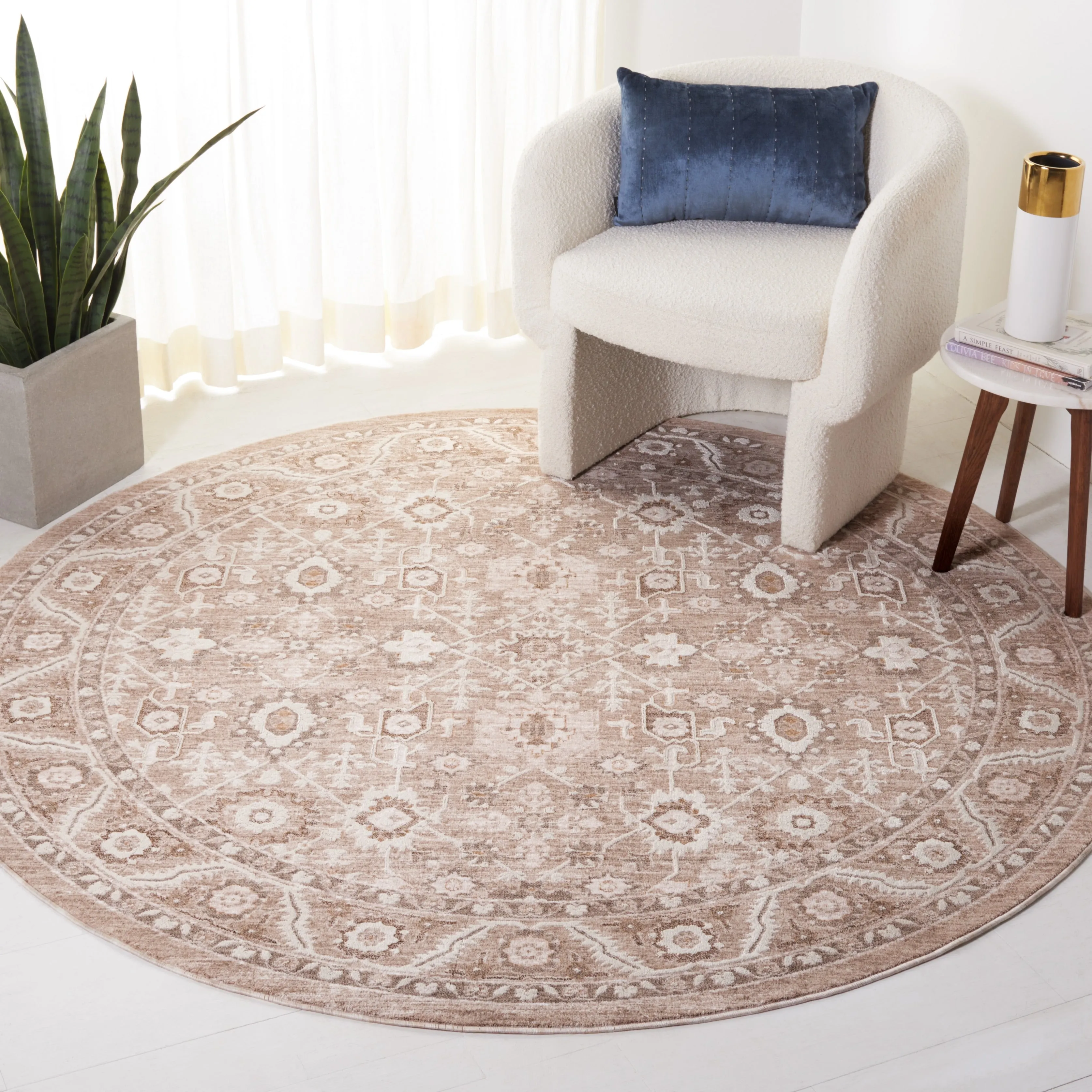 SAFAVIEH Willow Slip Resistant Deema Vintage Oriental Rug
