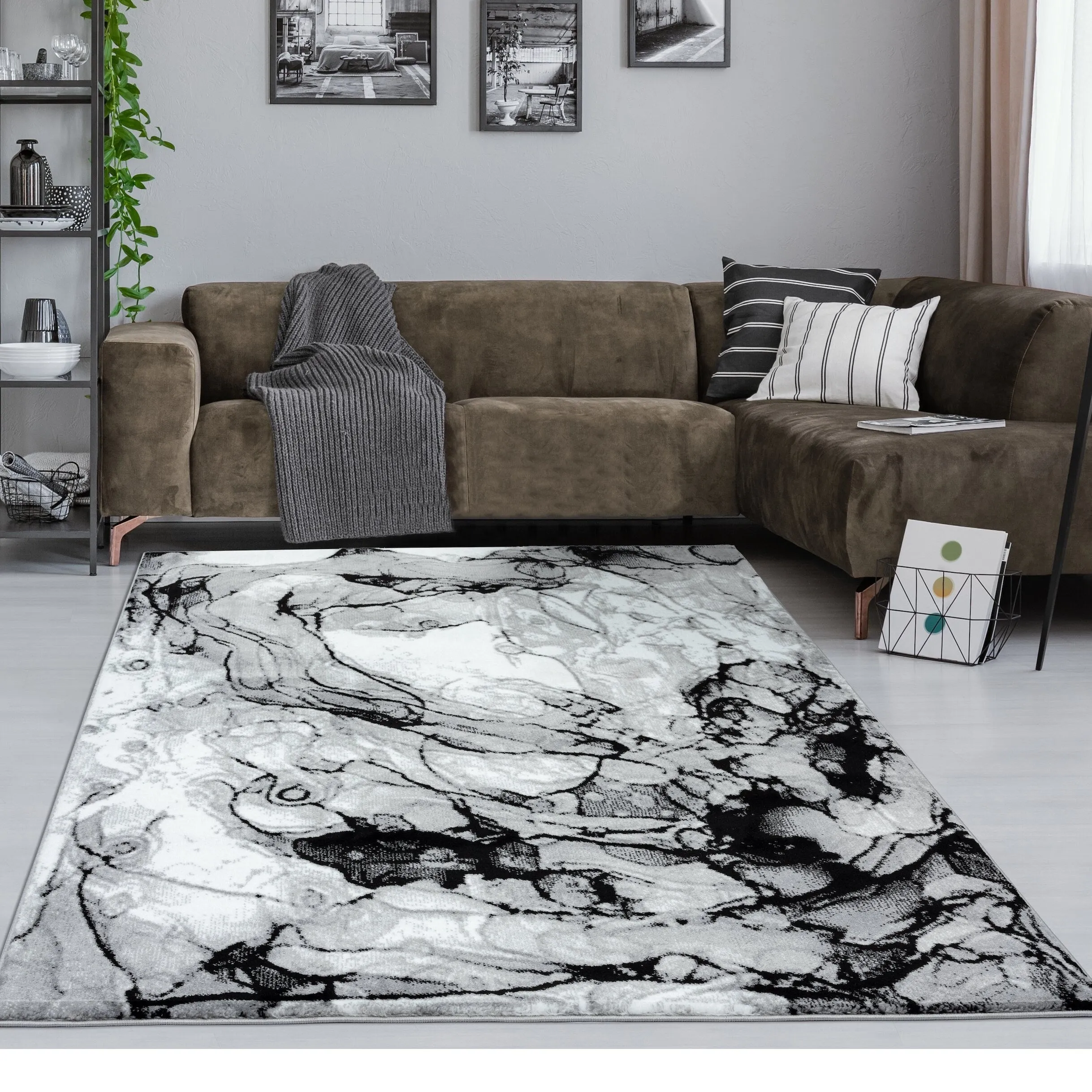 Samos Collection Abstract Area Rug