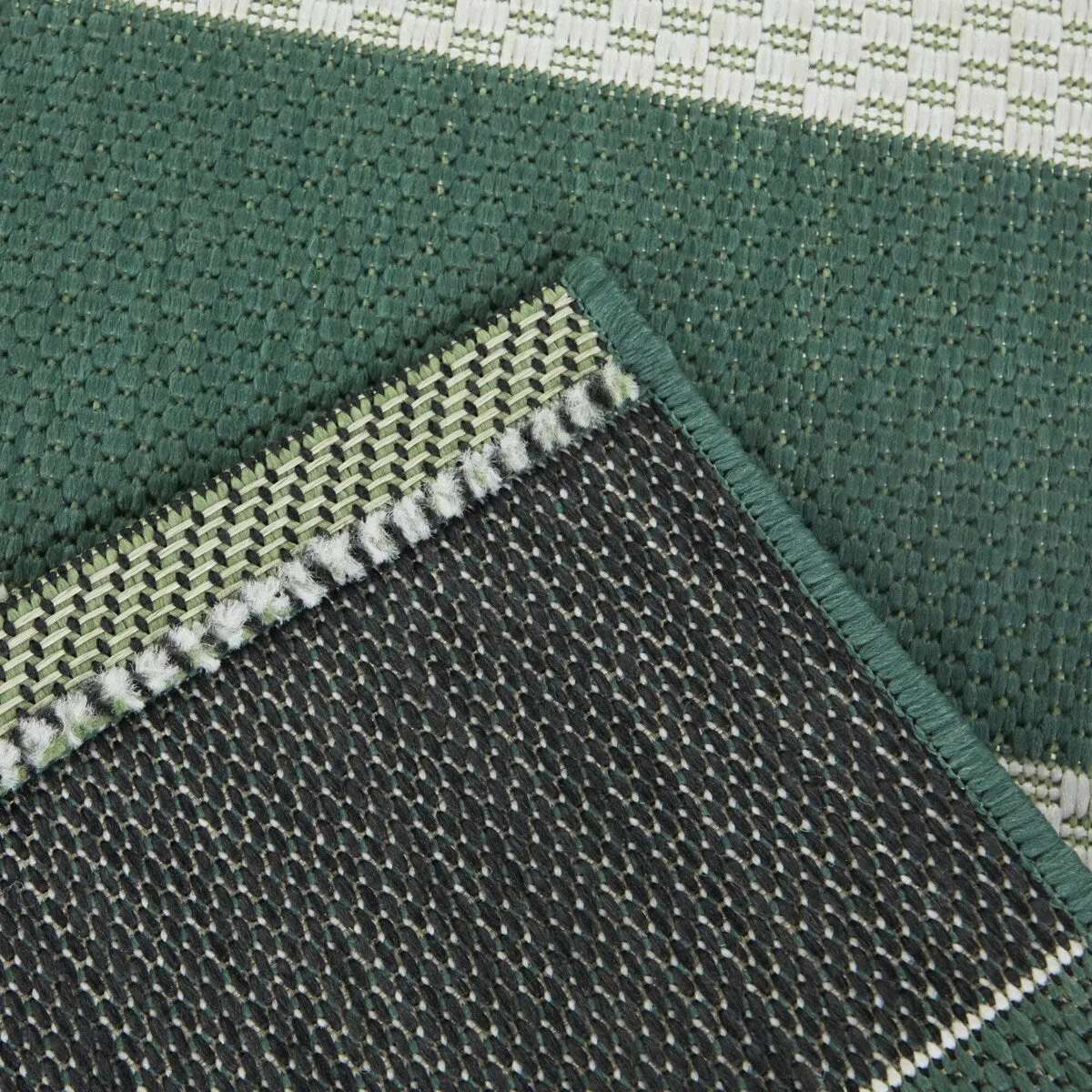 Sandor Modern Striped Indoor/Outdoor Area Rug
