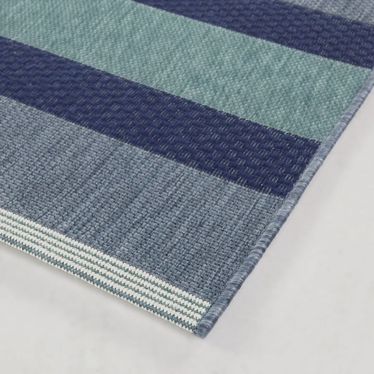 Sandor Modern Striped Indoor/Outdoor Area Rug