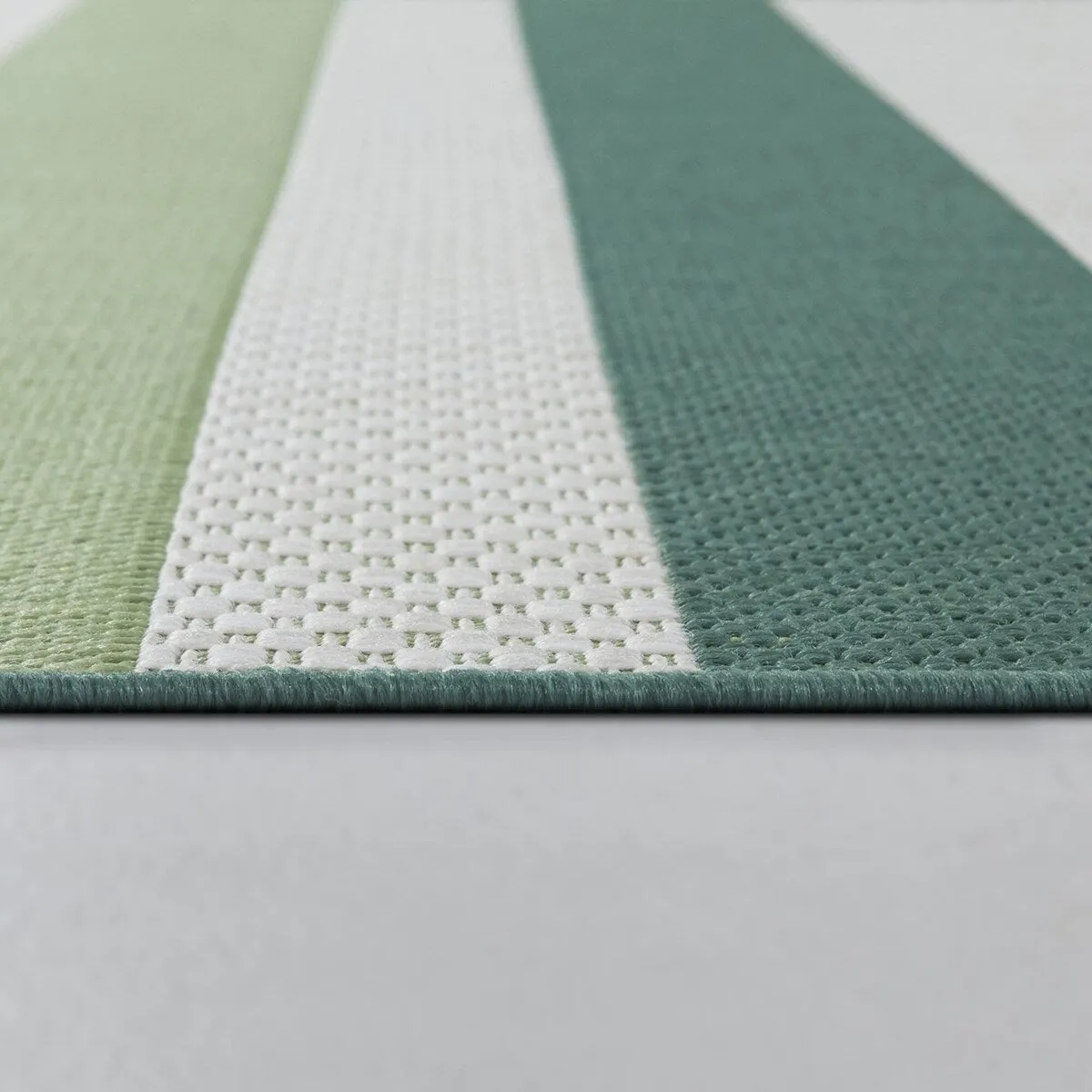 Sandor Modern Striped Indoor/Outdoor Area Rug
