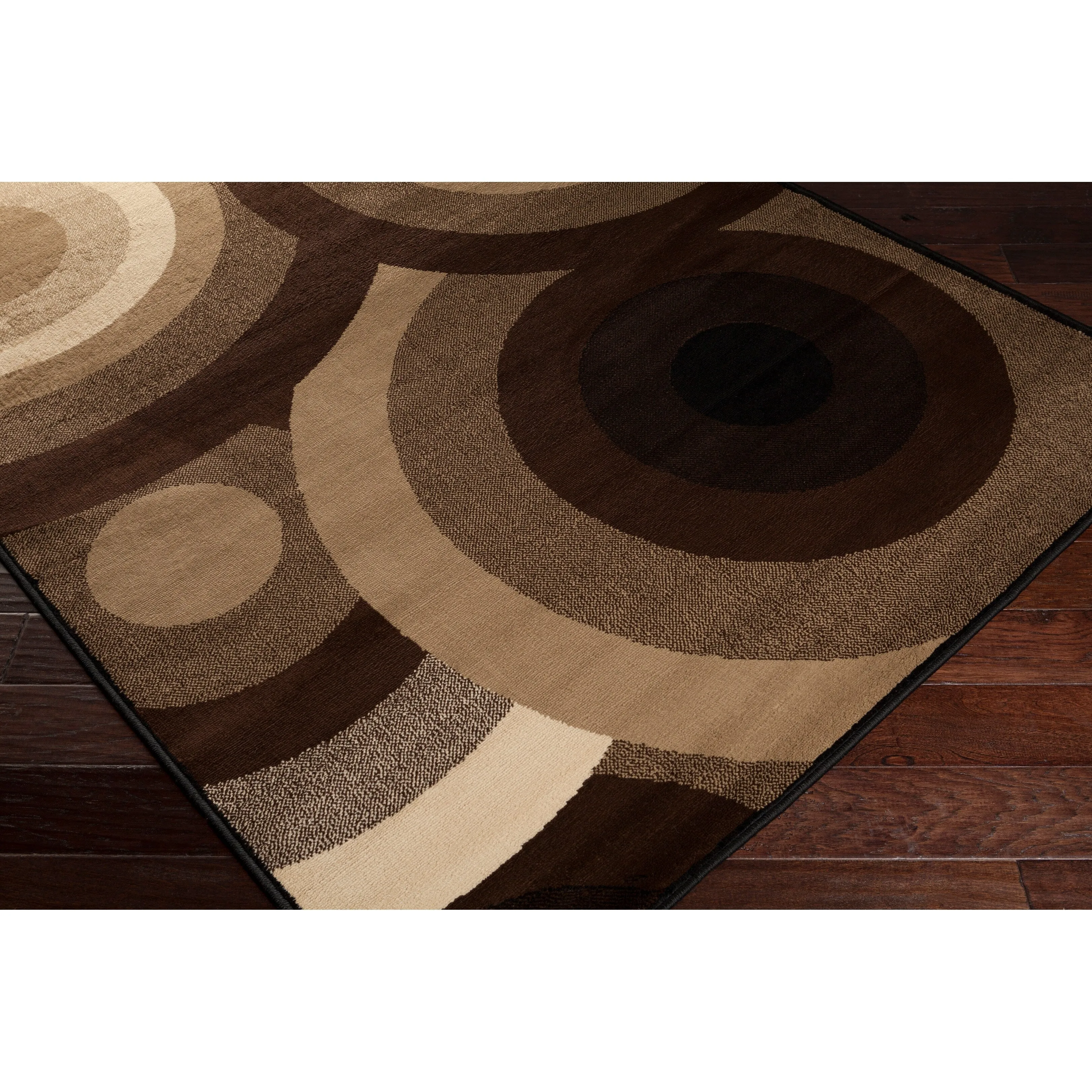 SandyCircles Indoor Area Rug - 8'10 x 12'9