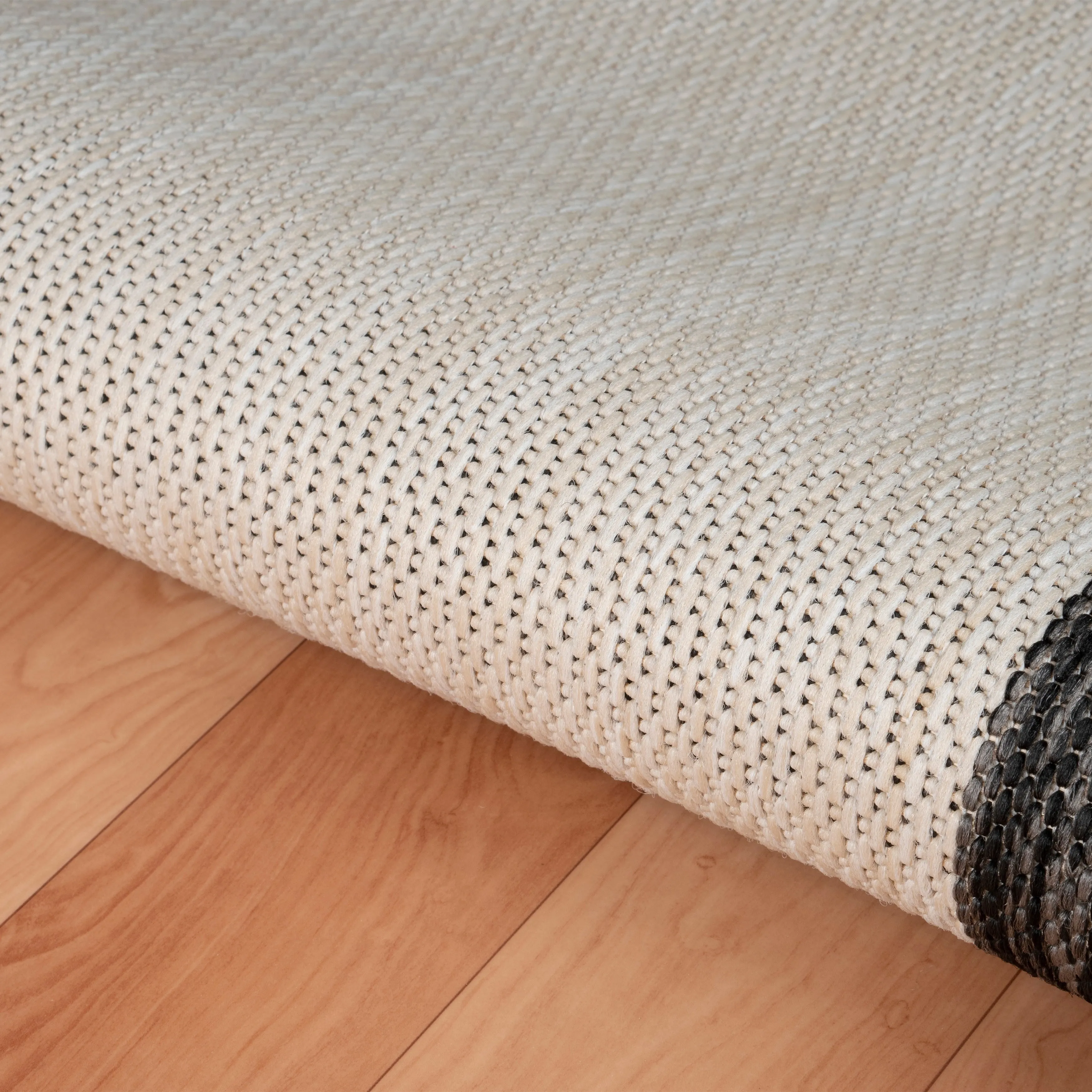 Sevita Framing Striped Bordered Indoor Outdoor Rug