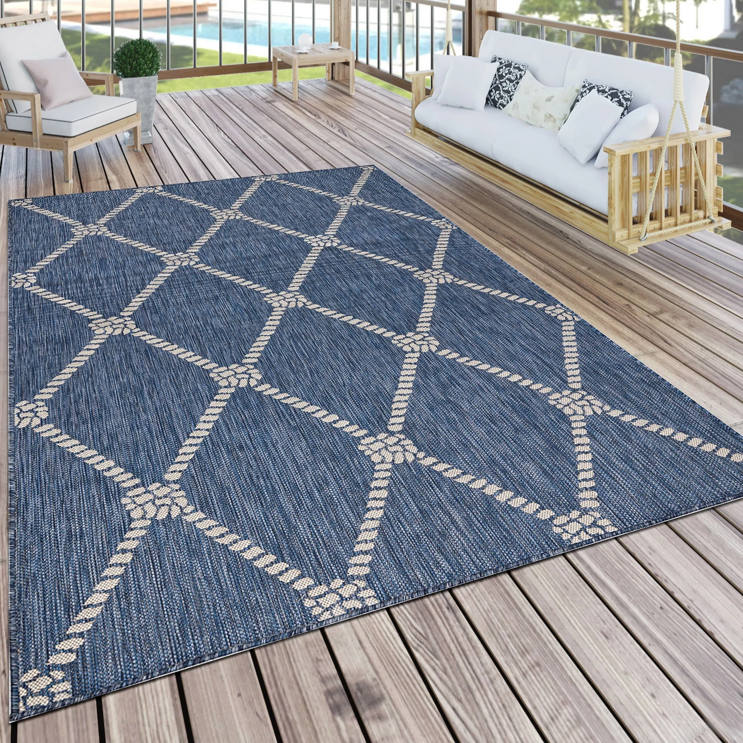 Sevita Nautical Knot Indoor Outdoor Rug