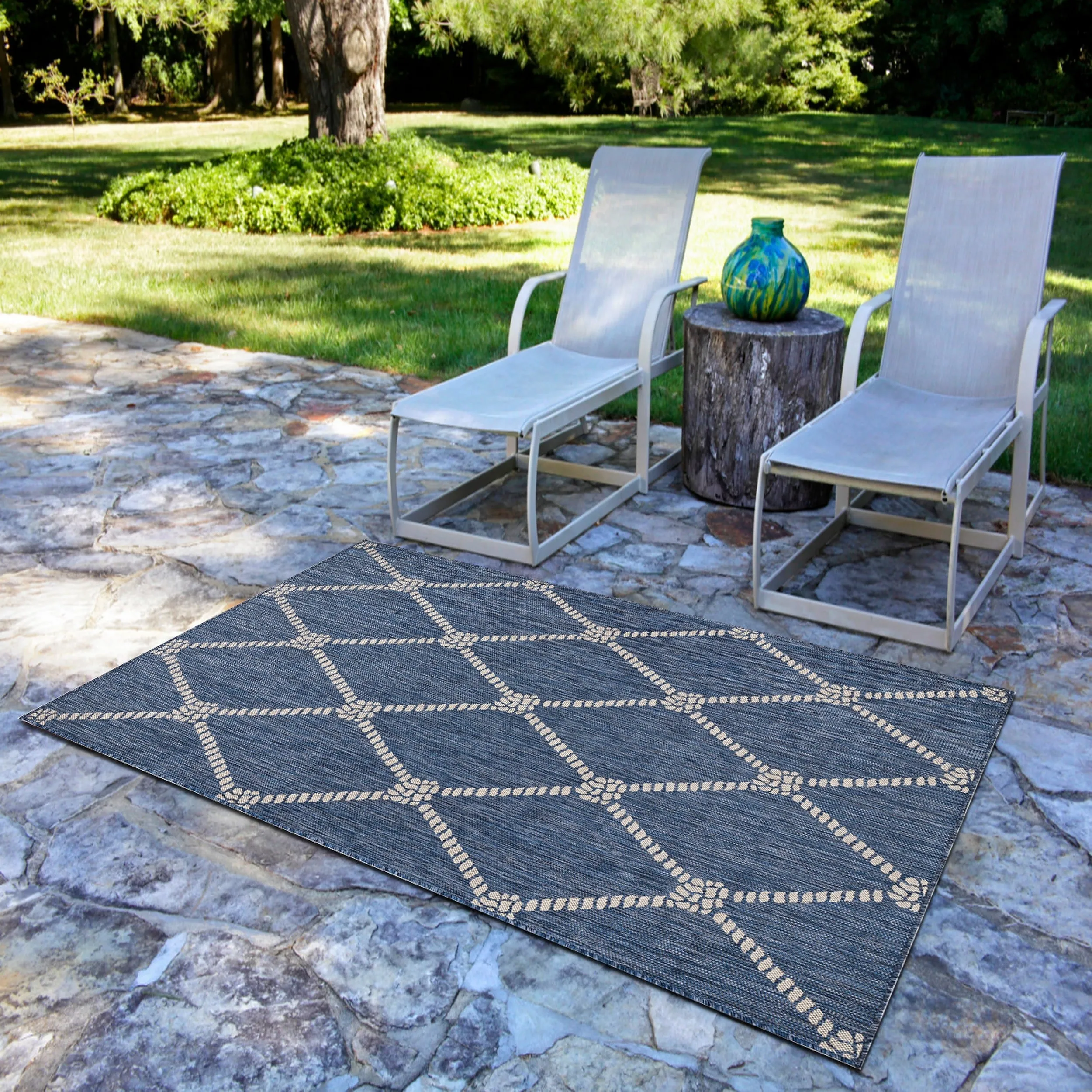 Sevita Nautical Knot Indoor Outdoor Rug