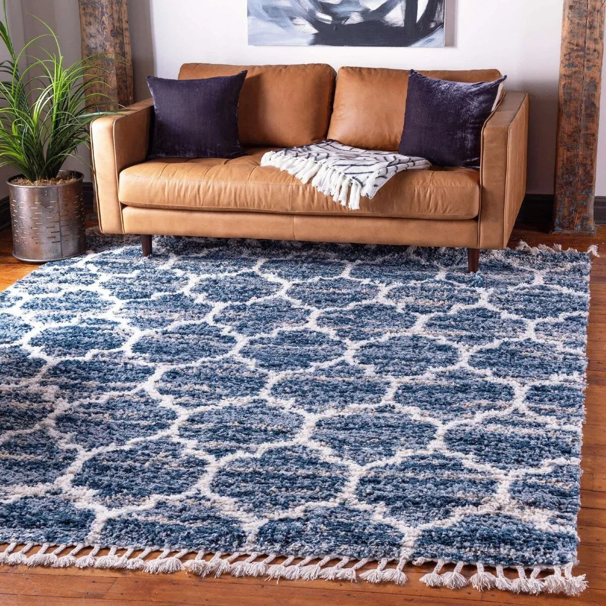 Shag Brico Collection Area Rug