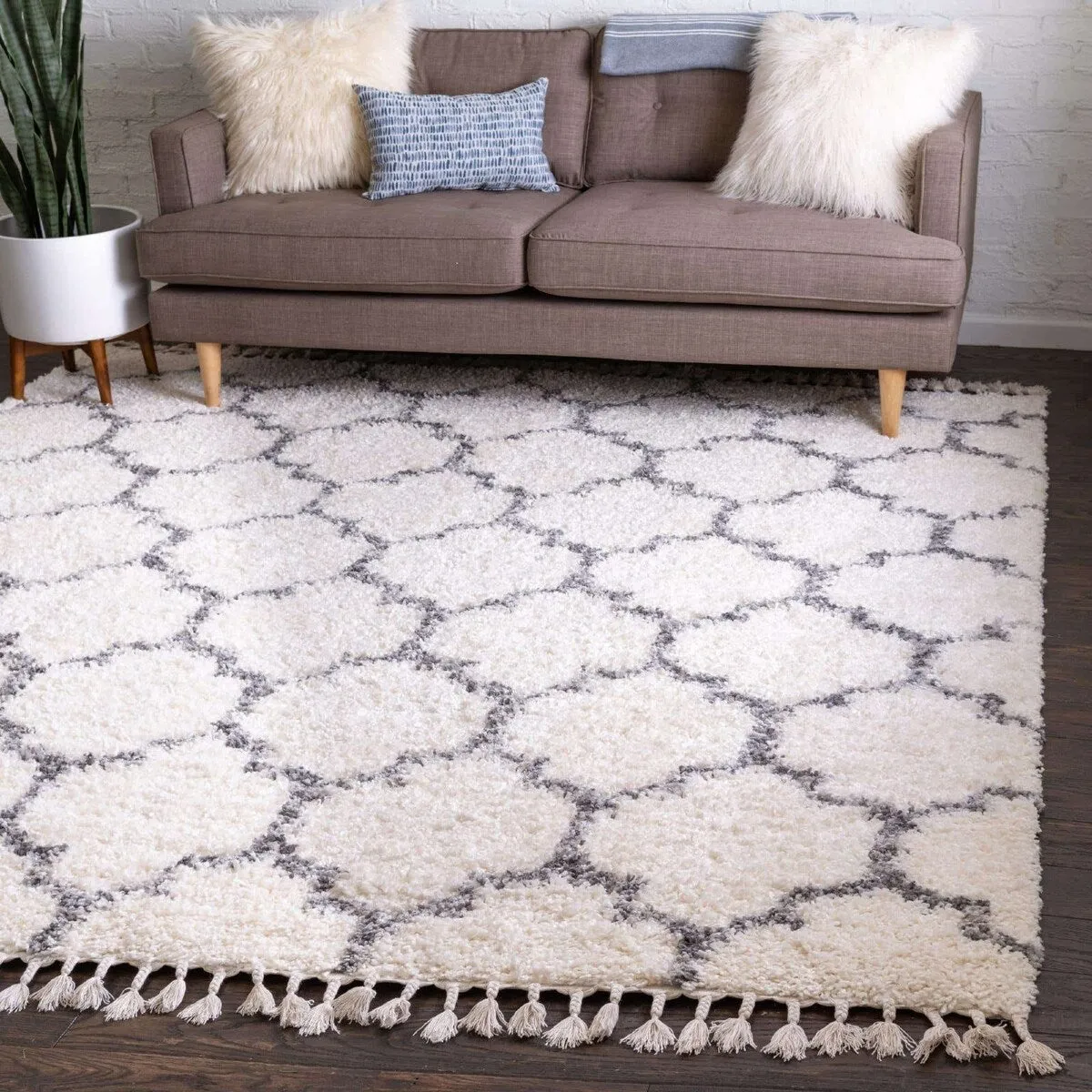 Shag Brico Collection Area Rug