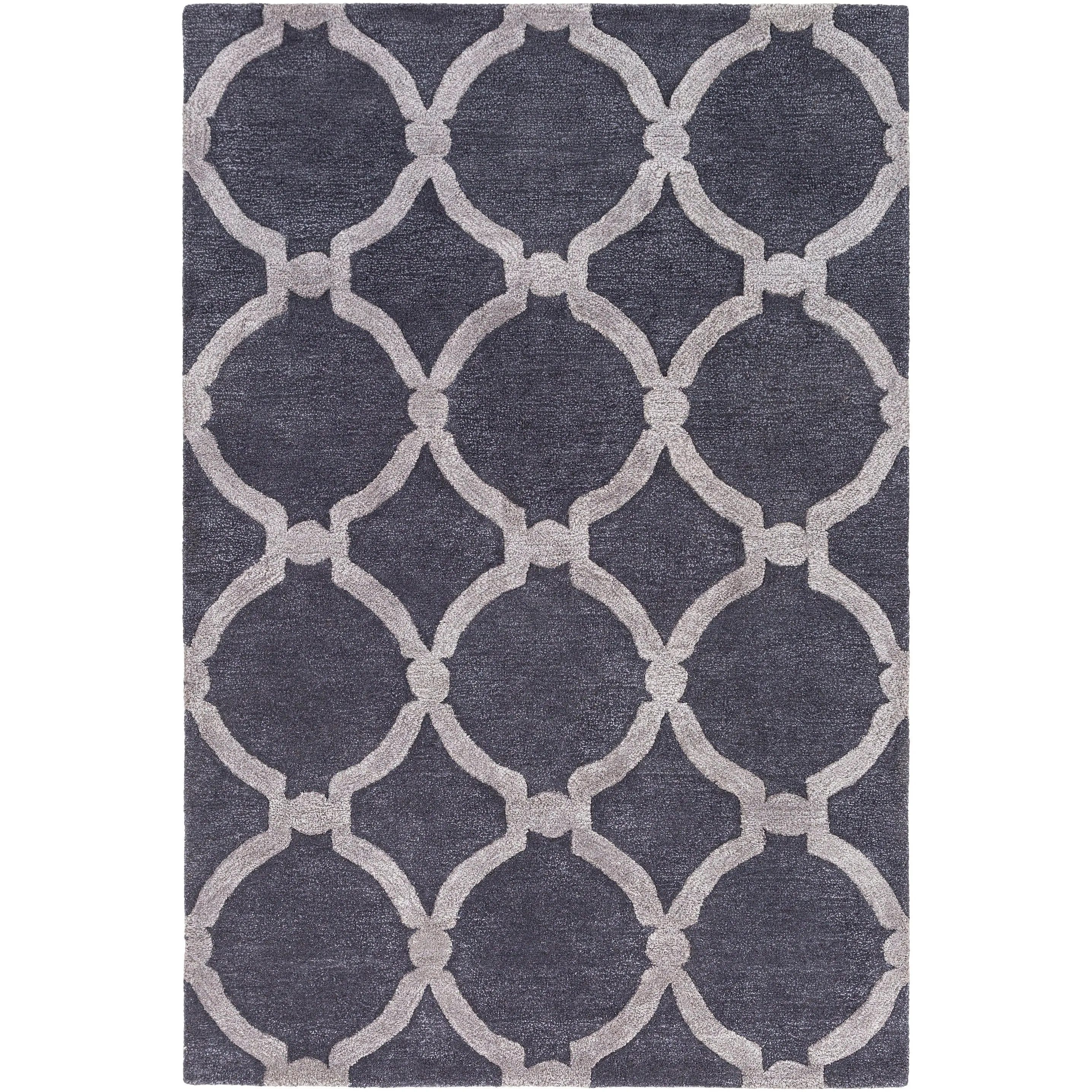Silver Orchid Fontan Hand-Tufted Wool Rug