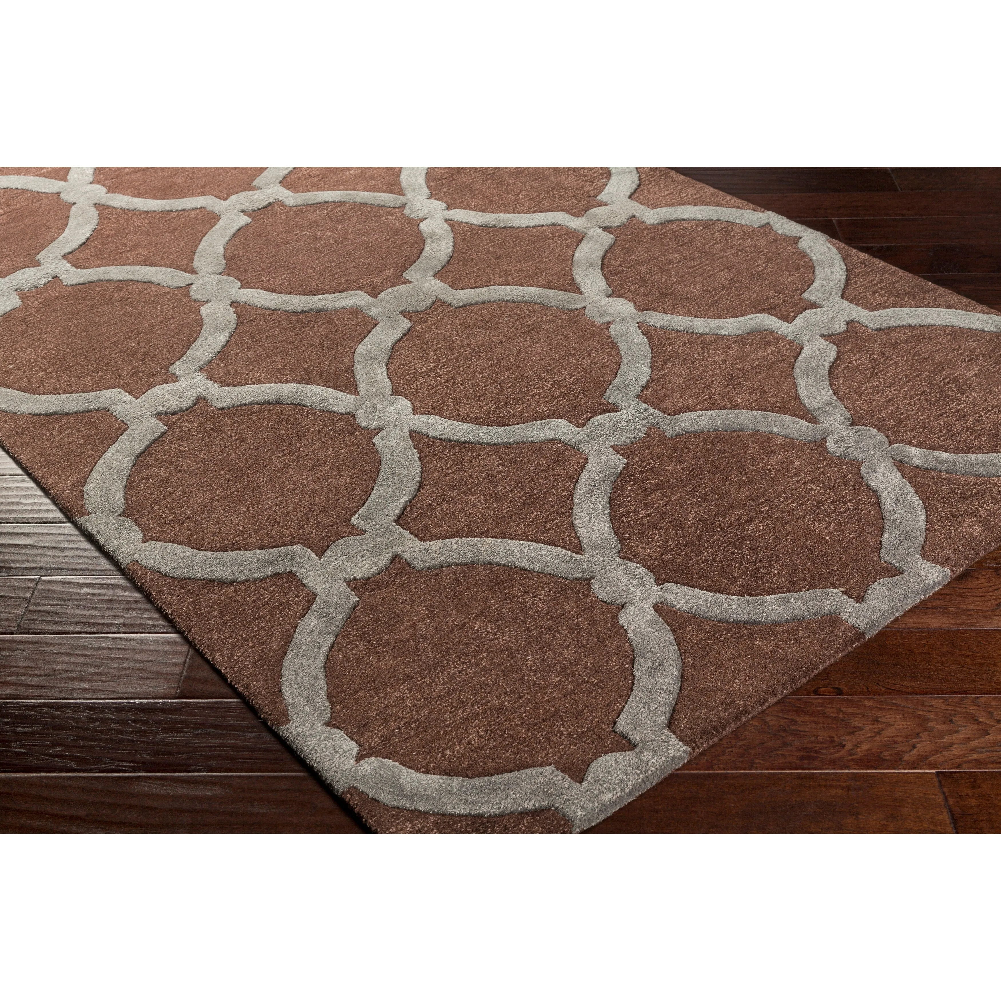 Silver Orchid Fontan Hand-Tufted Wool Rug