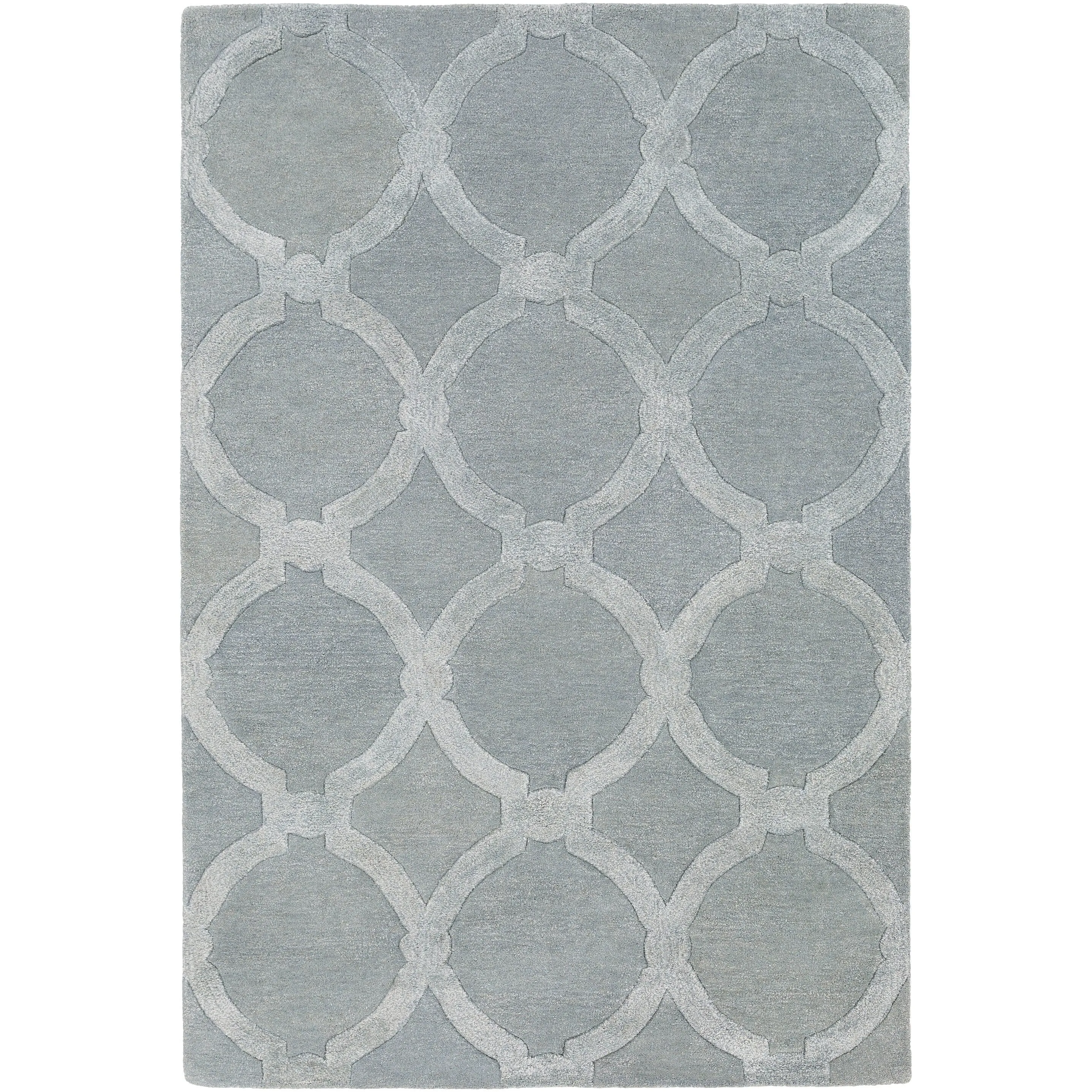 Silver Orchid Fontan Hand-Tufted Wool Rug