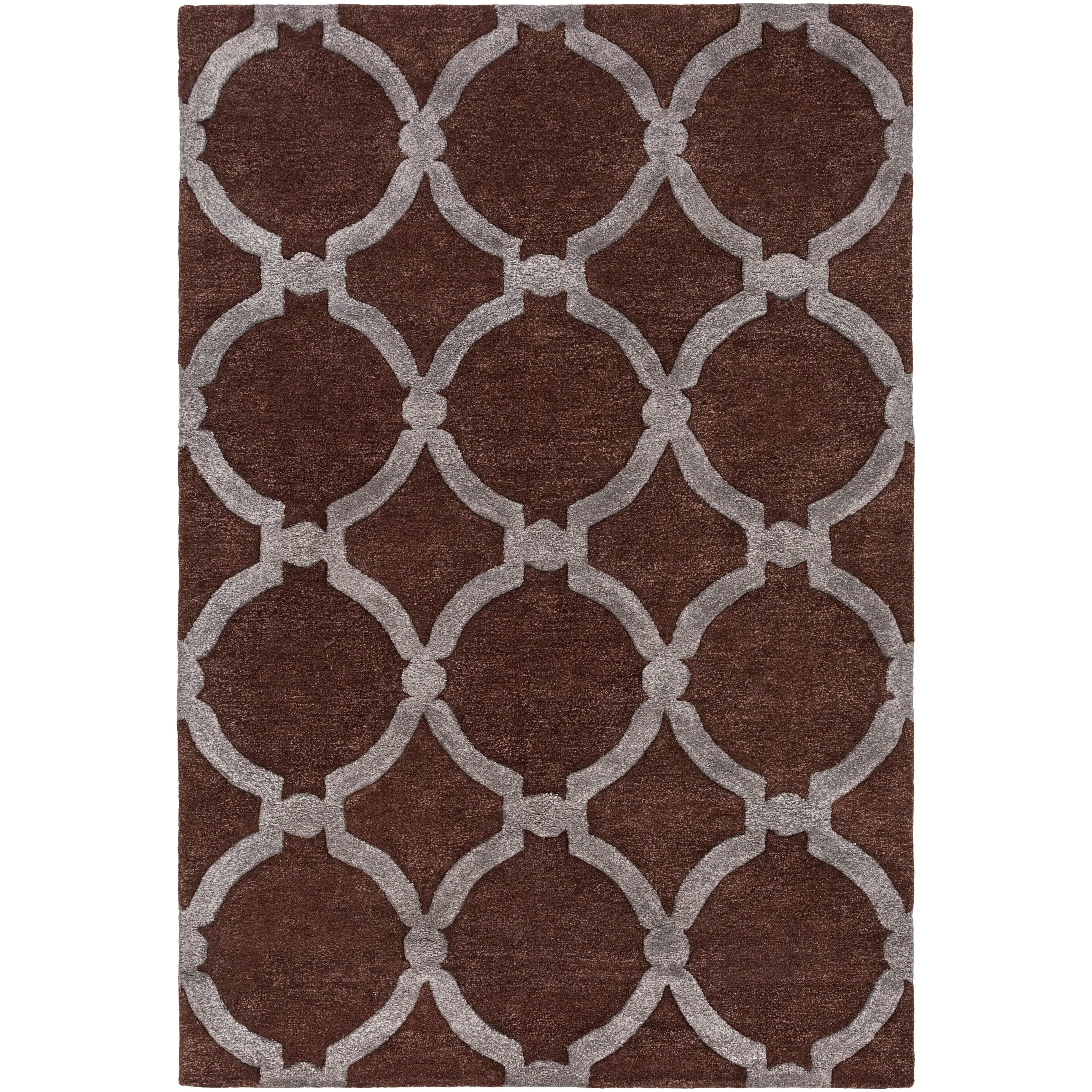 Silver Orchid Fontan Hand-Tufted Wool Rug