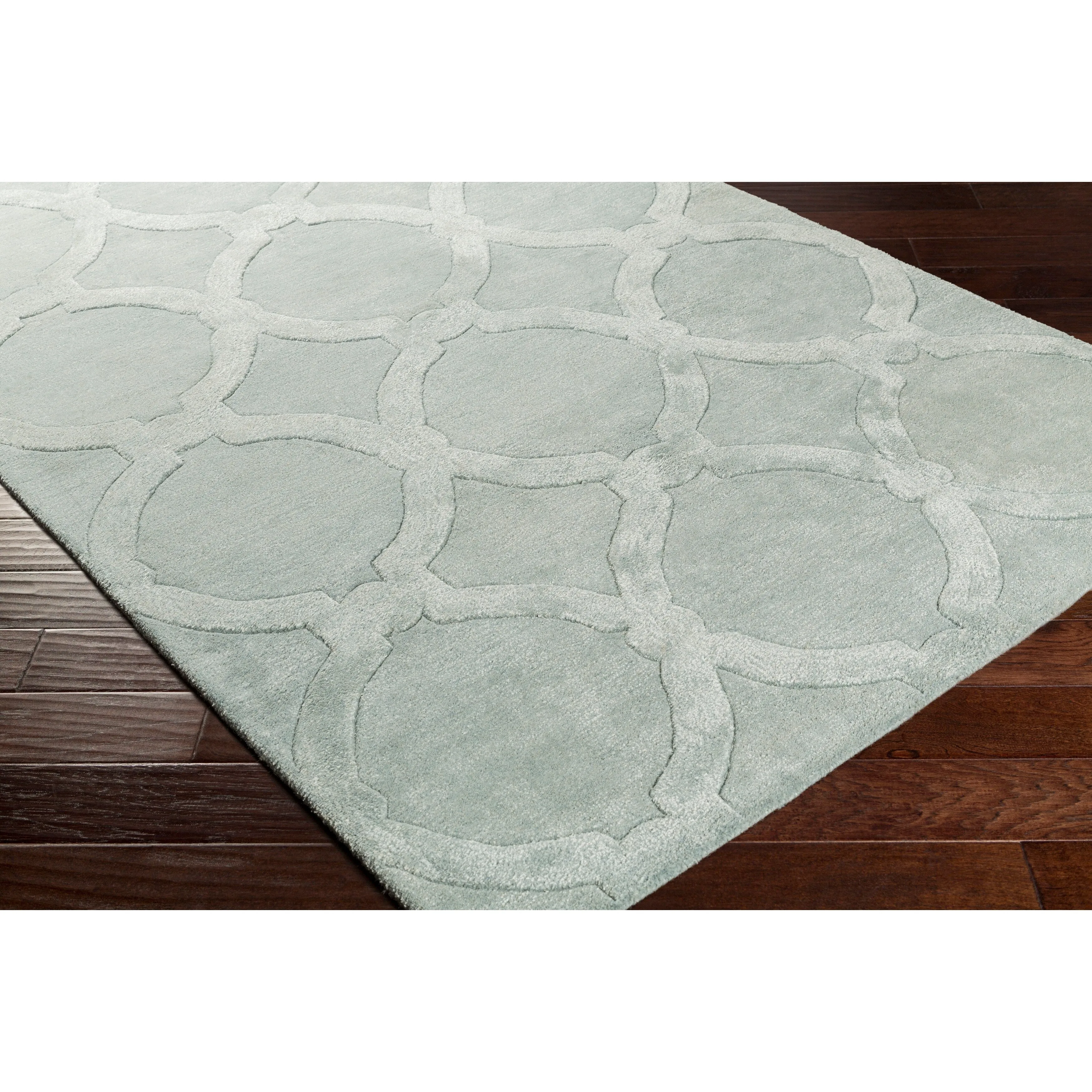 Silver Orchid Fontan Hand-Tufted Wool Rug