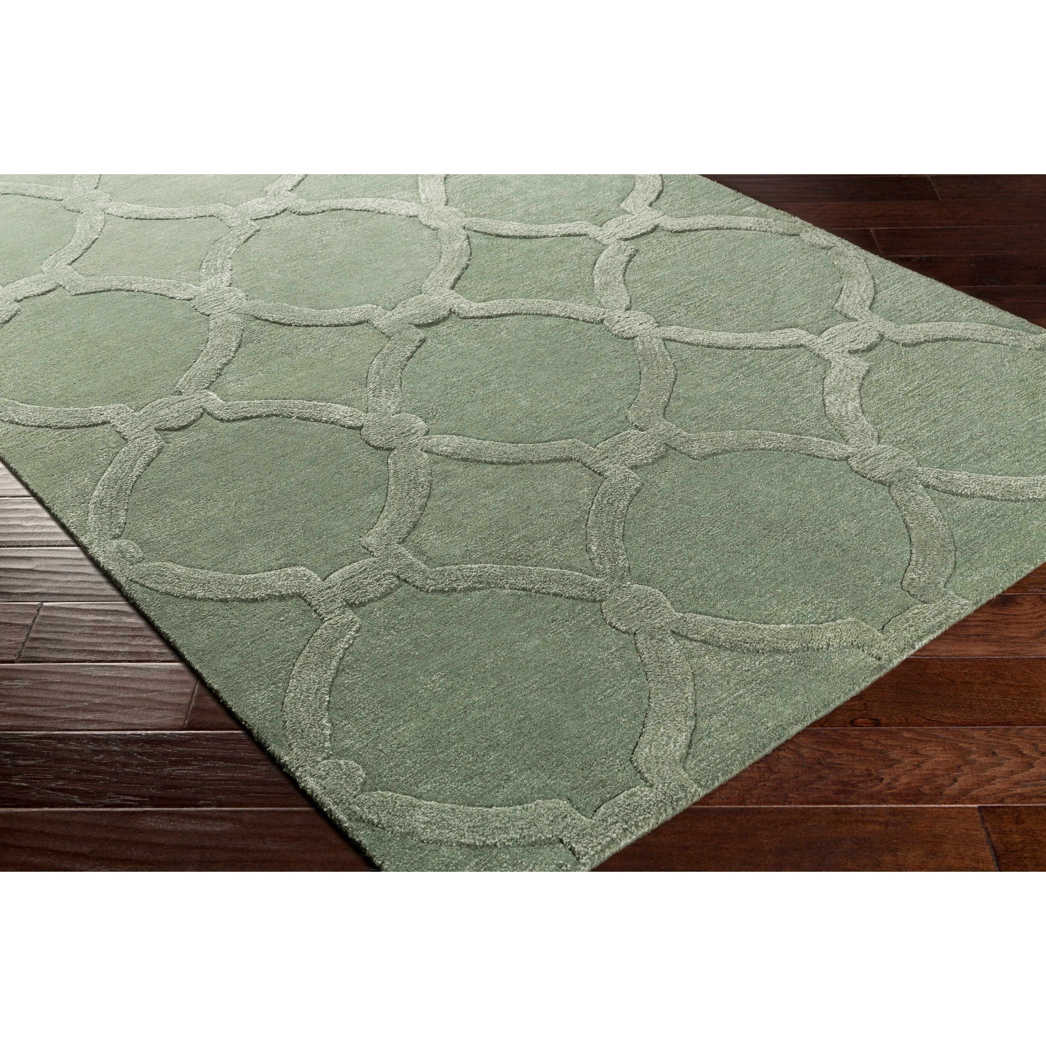 Silver Orchid Fontan Hand-Tufted Wool Rug