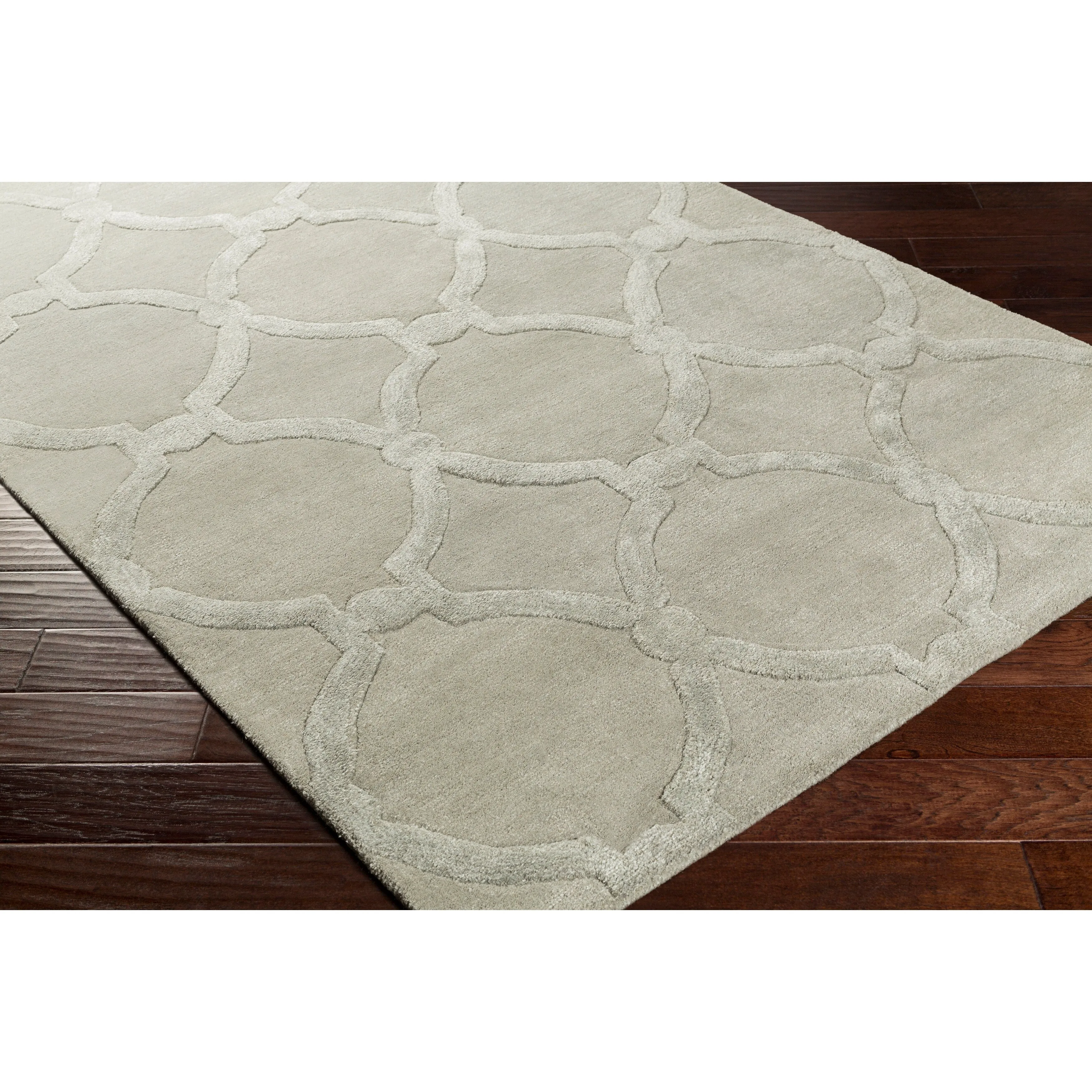 Silver Orchid Fontan Hand-Tufted Wool Rug
