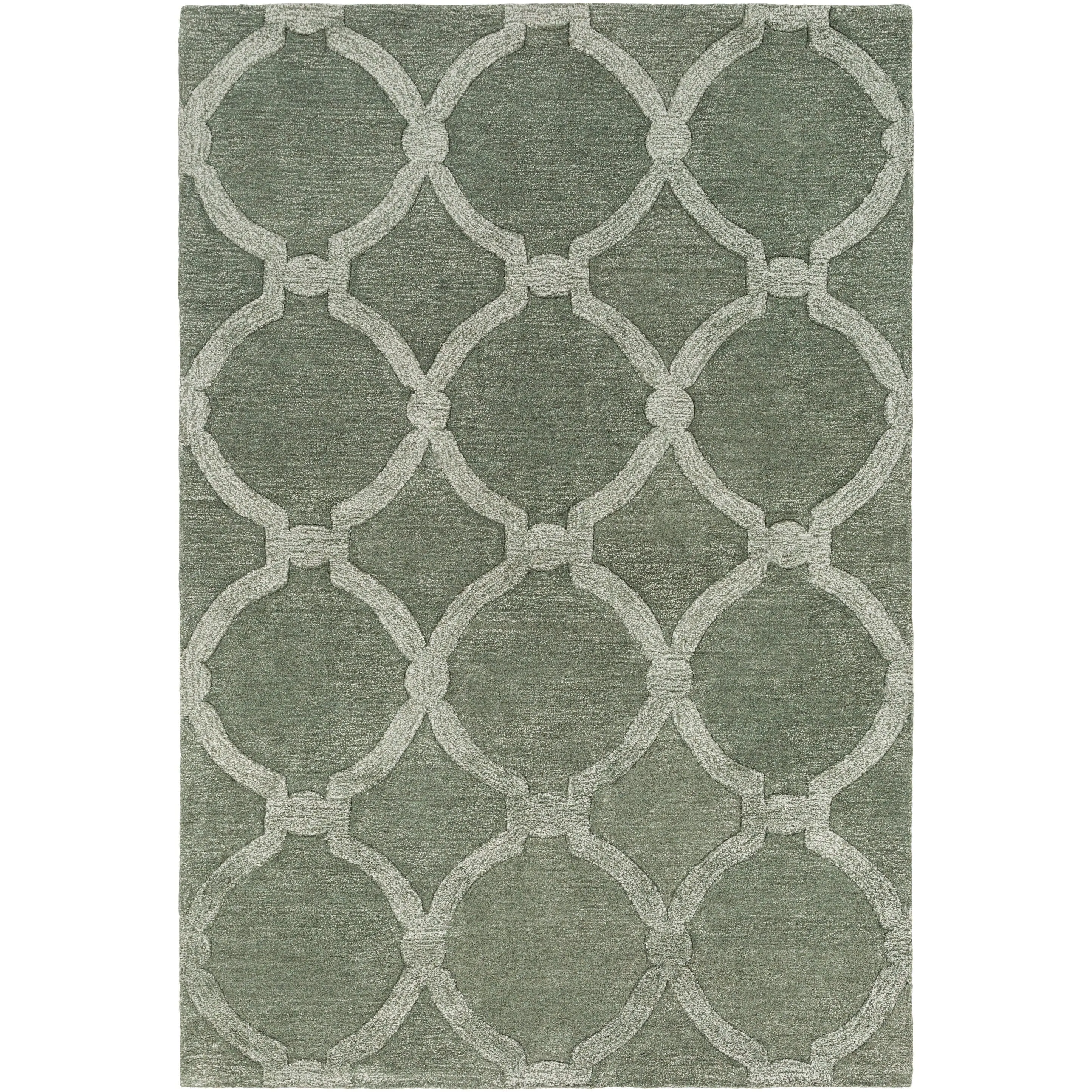 Silver Orchid Fontan Hand-Tufted Wool Rug