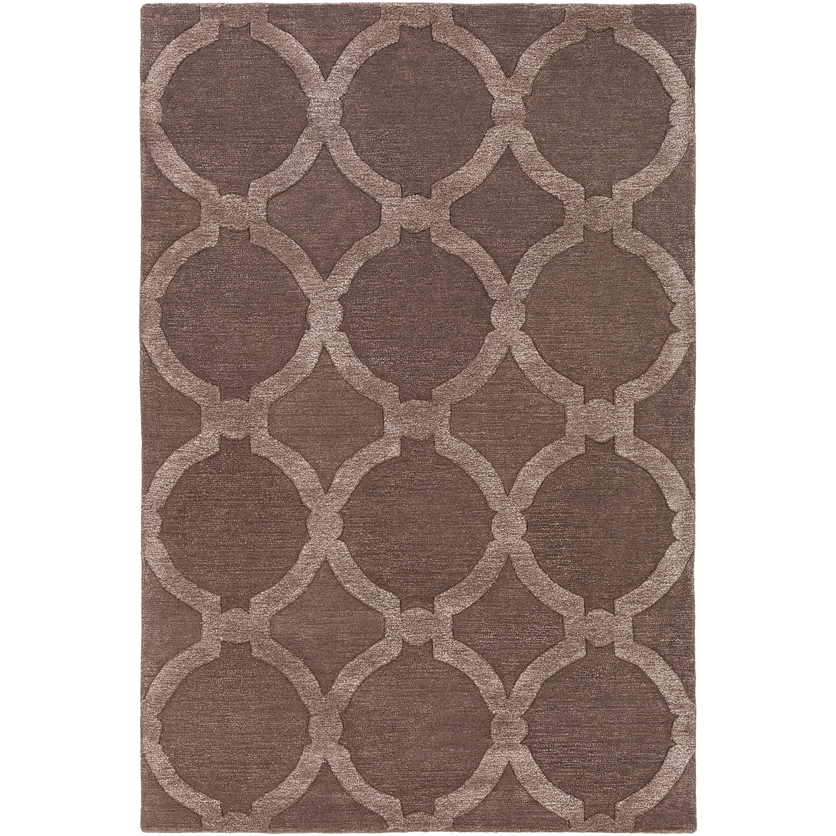 Silver Orchid Fontan Hand-Tufted Wool Rug