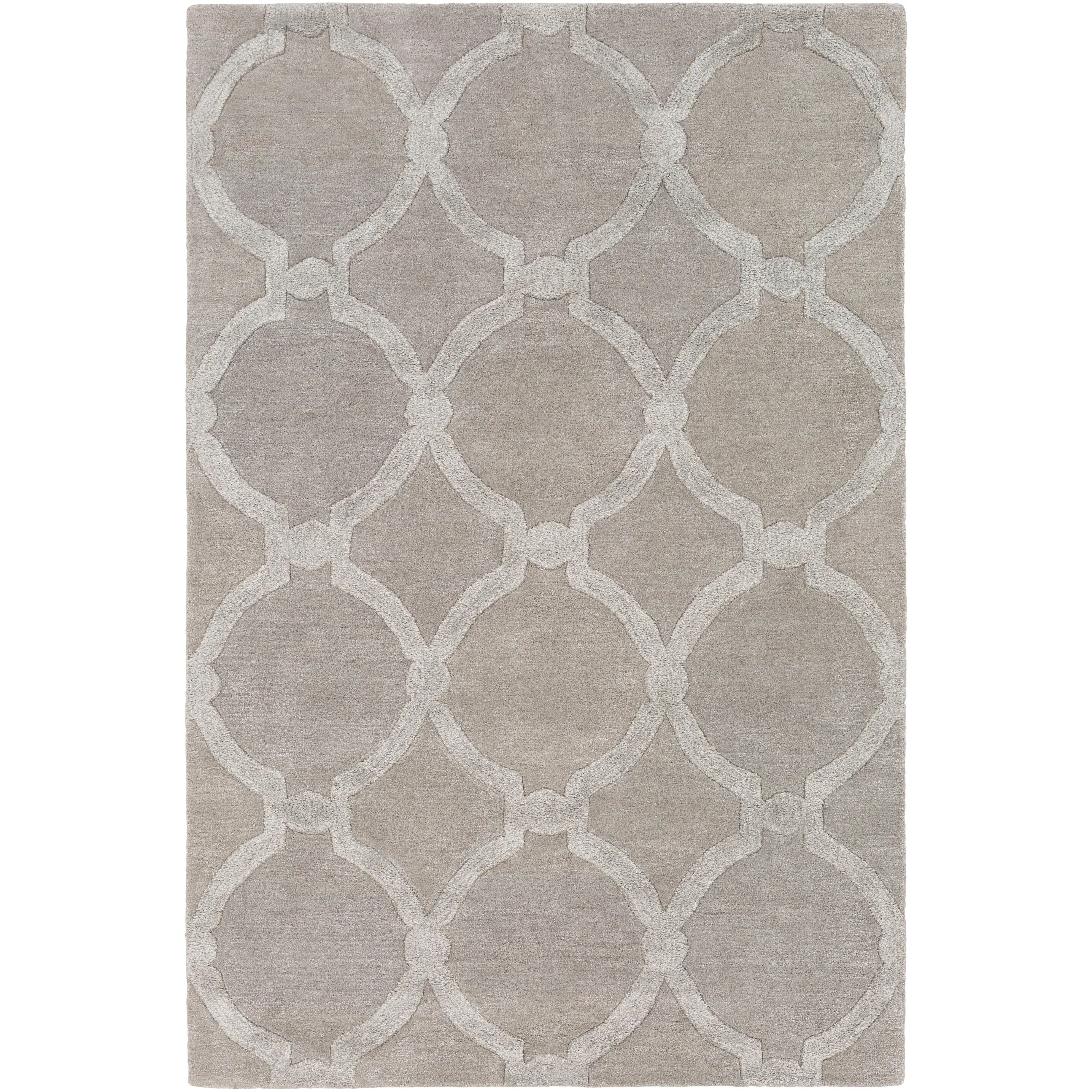 Silver Orchid Fontan Hand-Tufted Wool Rug