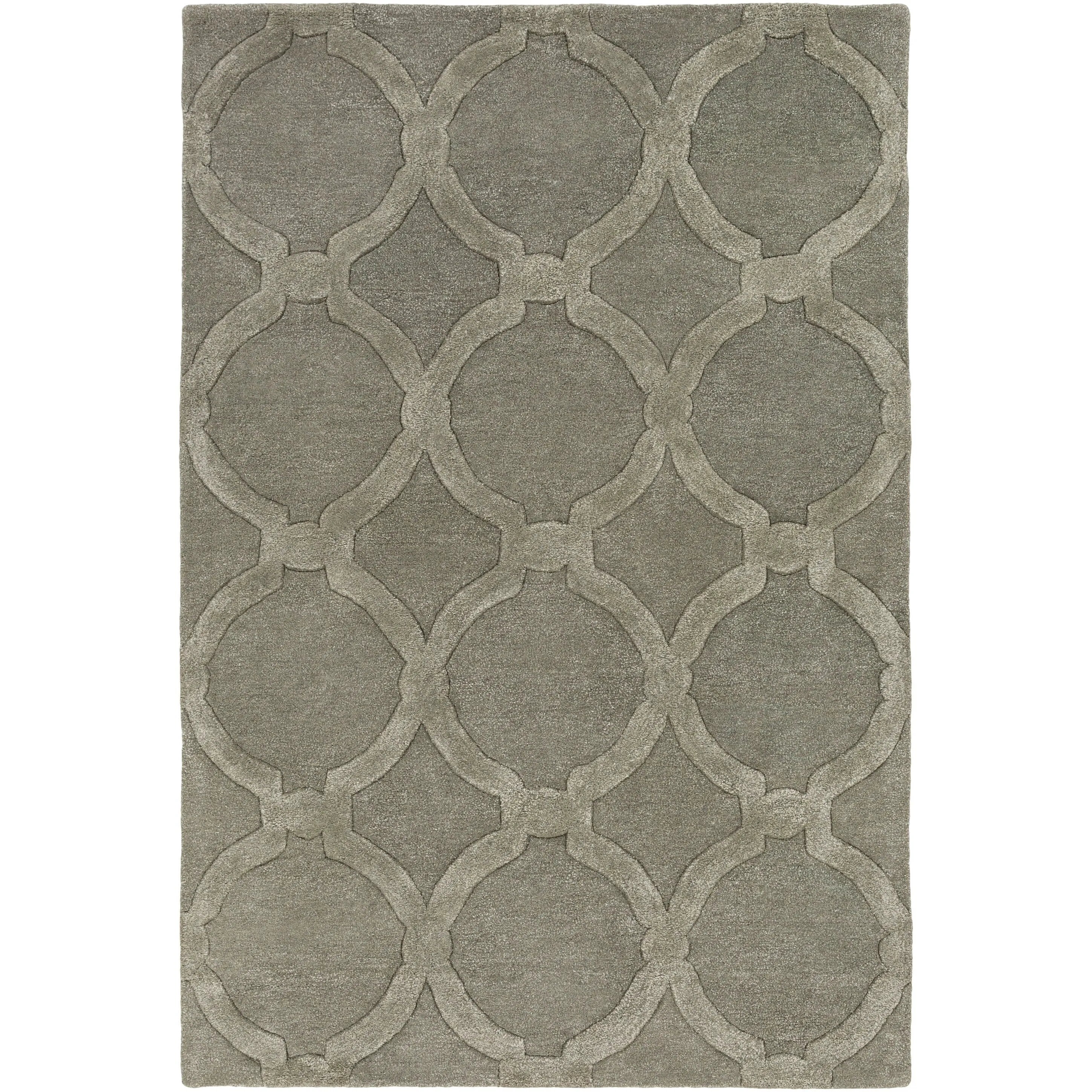 Silver Orchid Fontan Hand-Tufted Wool Rug