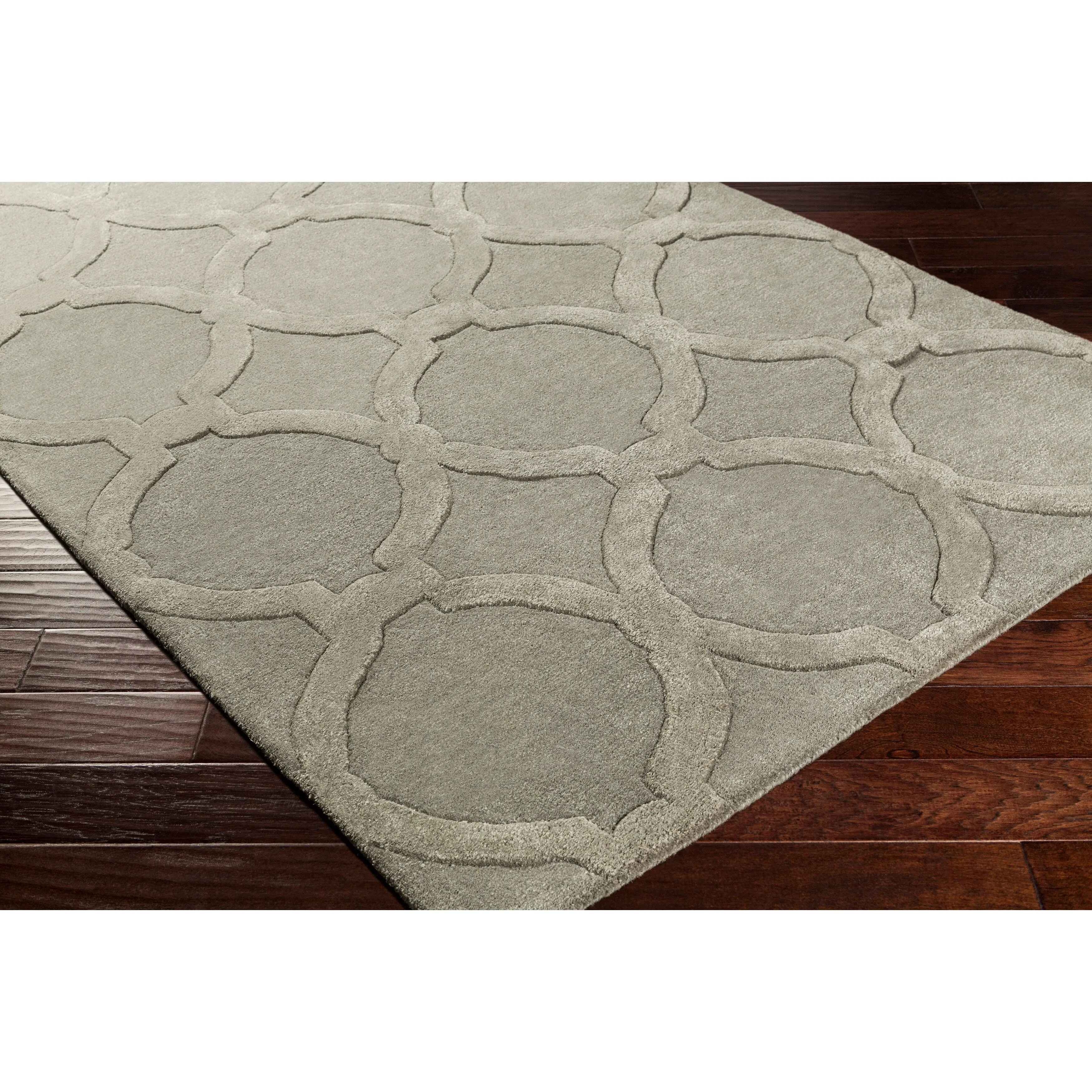 Silver Orchid Fontan Hand-Tufted Wool Rug