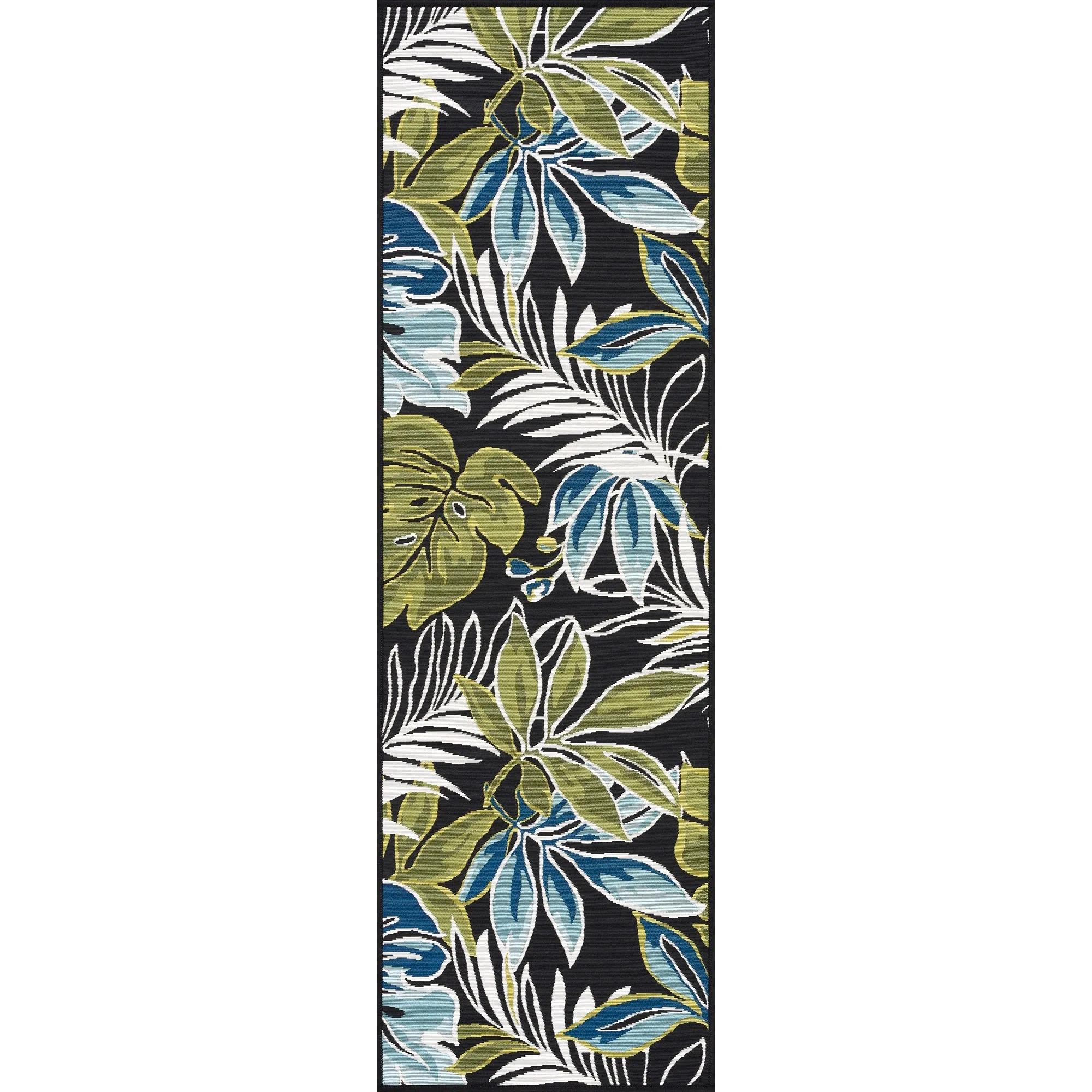 Sizzling Nautical & Coastal Floral & Botanical Indoor/Outdoor Area Rug