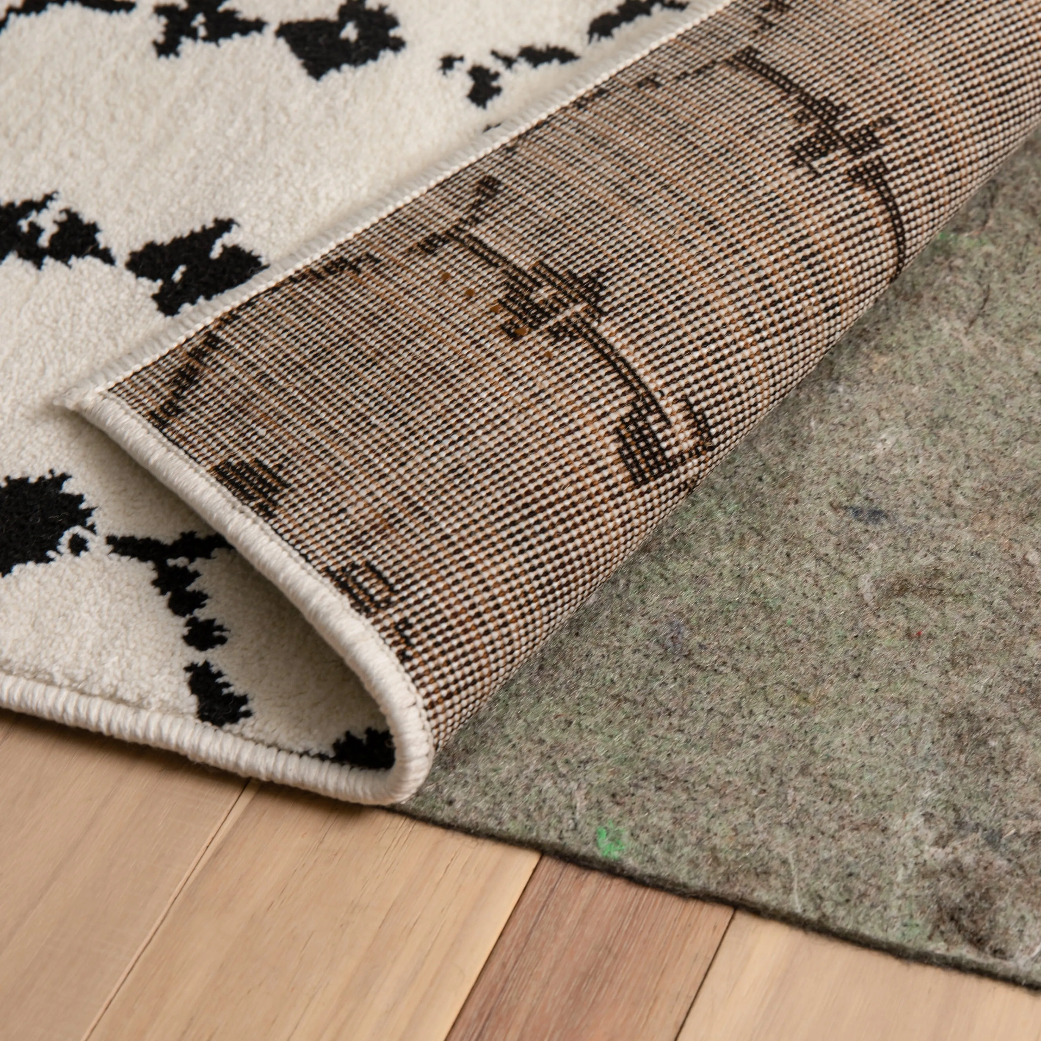 Slide-Stop Multi-Surface Reversible Non-Slip Cushion Rug Pad. 1/4 Thick. Floor Protection. for 4'x6' Area Rug. Gray