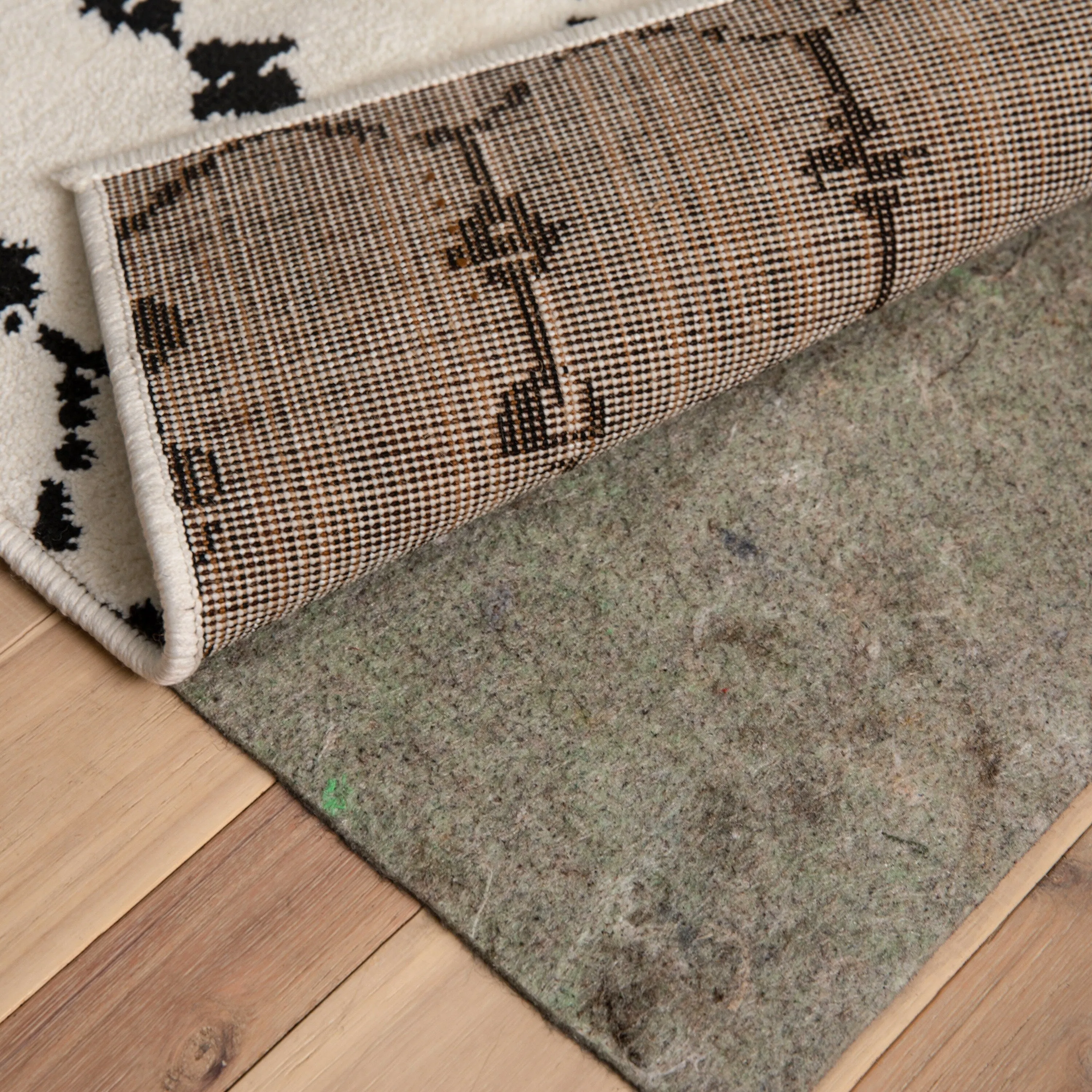 Slide-Stop Multi-Surface Reversible Non-Slip Cushion Rug Pad. 1/4 Thick. Floor Protection. for 4'x6' Area Rug. Gray