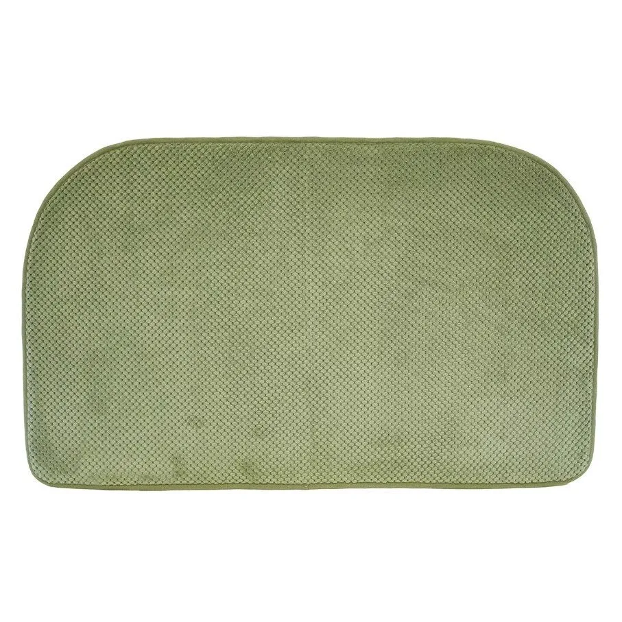 Soft Plush Memory Foam Kitchen Rug Mat - Non-Slip Backing - 18x30 Inch - 18x30 Rectangle